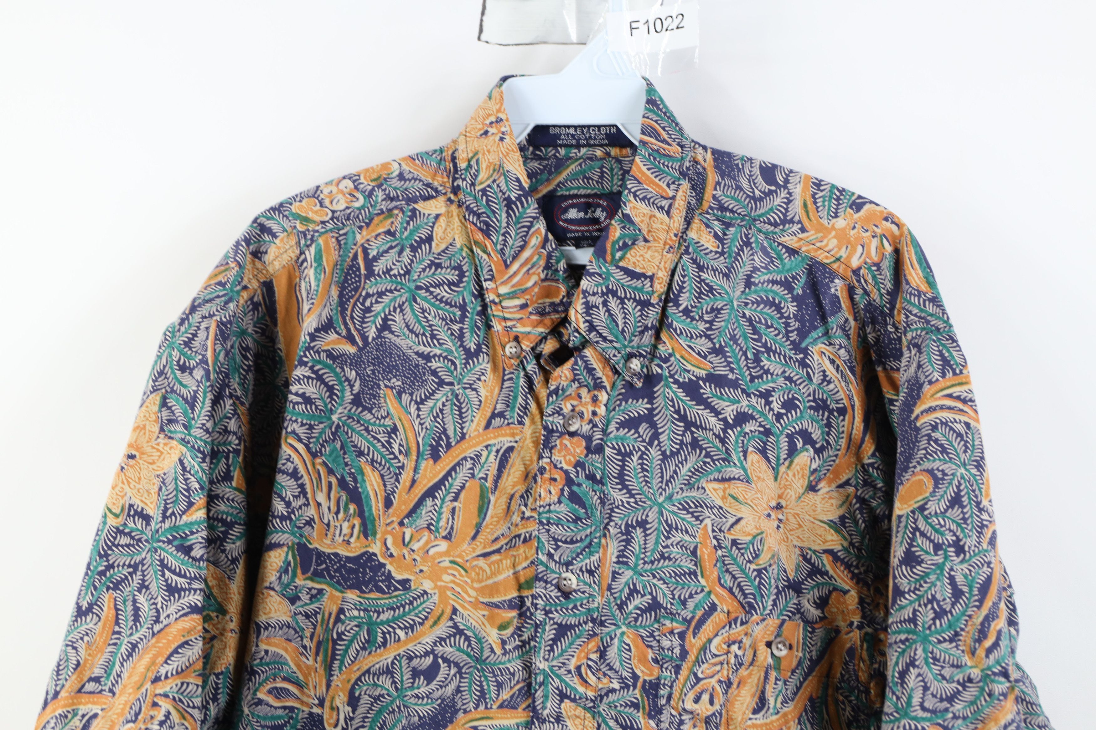 Vintage Vintage 90s Streetwear Flower Hawaiian Button Down Shirt Size US L / EU 52-54 / 3 - 2 Thumbnail