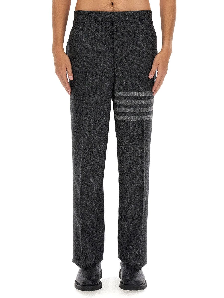 Thom Browne THOM BROWNE TWEED PANTS - GREY (JP 4) Size US 32 / EU 48 - 1 Thumbnail