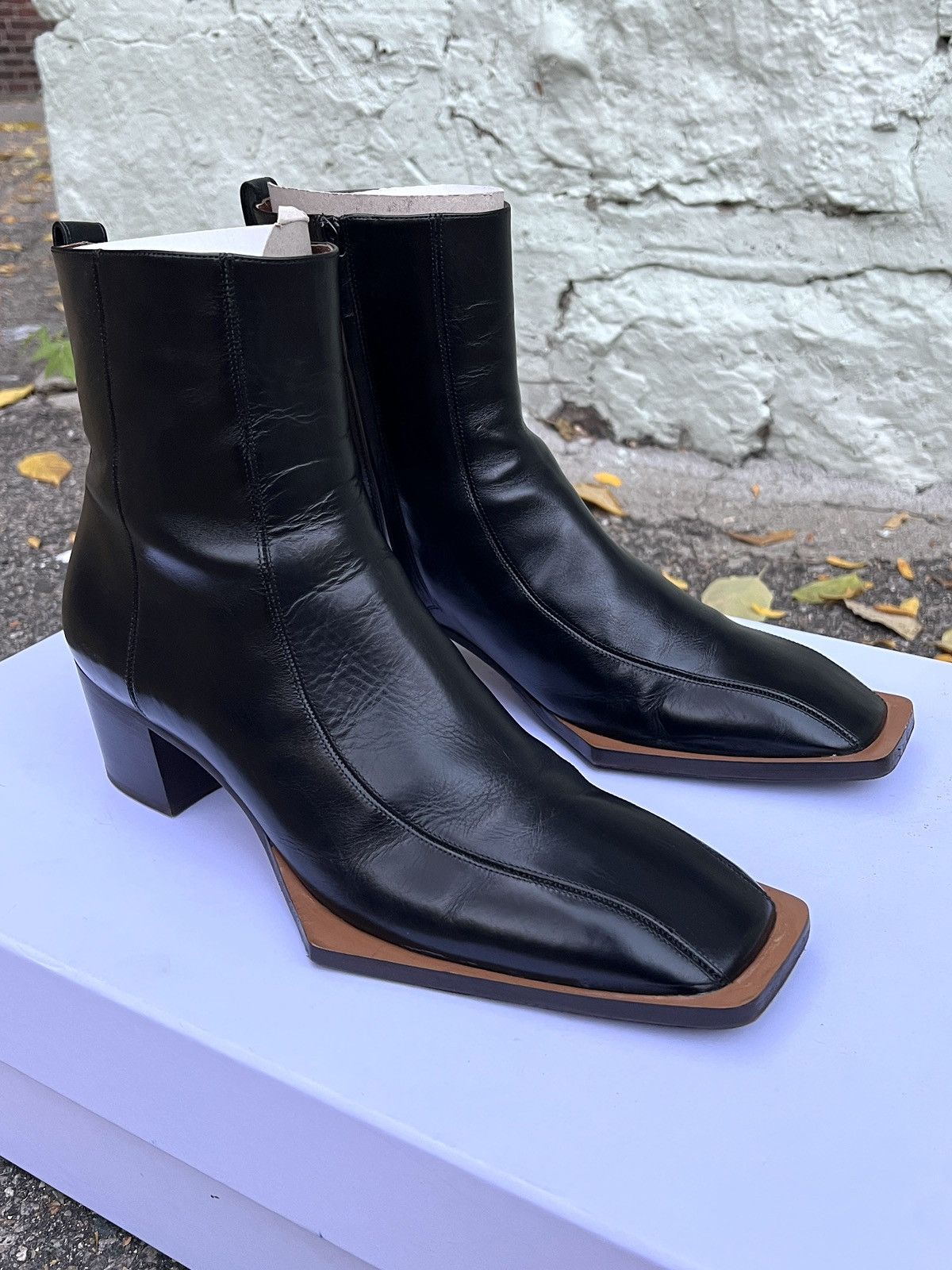 Wales Bonner Wales Bonner Kora Black Leather Boots 42 Men Size US 9 / EU 42 - 1 Thumbnail