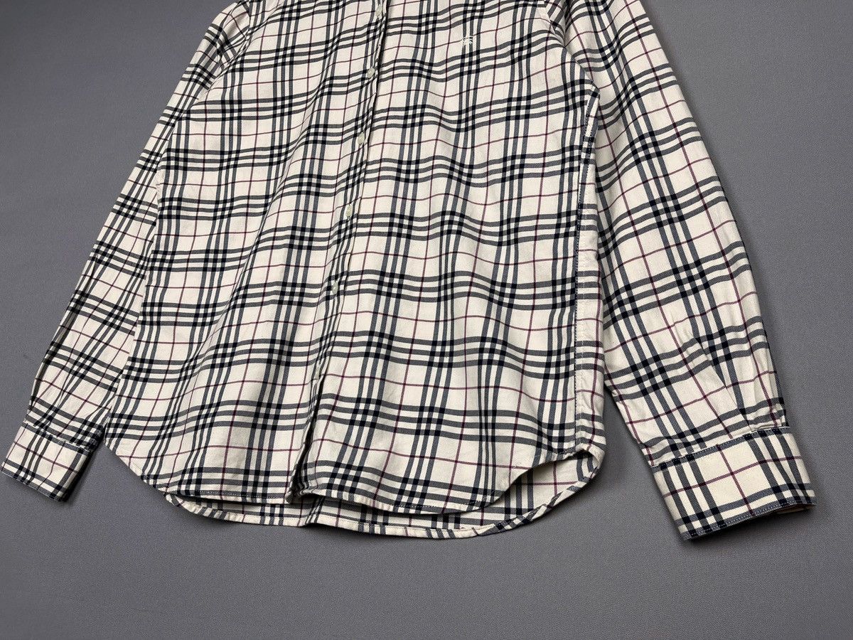 Burberry × Designer BURBERRY Y2K Nova Check Shirt Size M / US 6-8 / IT 42-44 - 4 Thumbnail