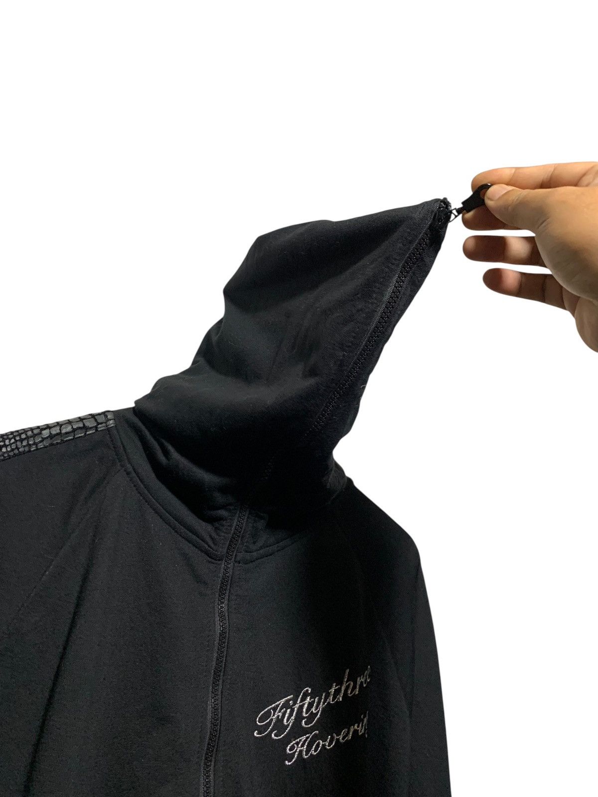 Beauty Beast STRANGE HEAVEN SNAKESKIN TAPED STUDDED SKULL FULL ZIP HOODIE Size US L / EU 52-54 / 3 - 10 Thumbnail