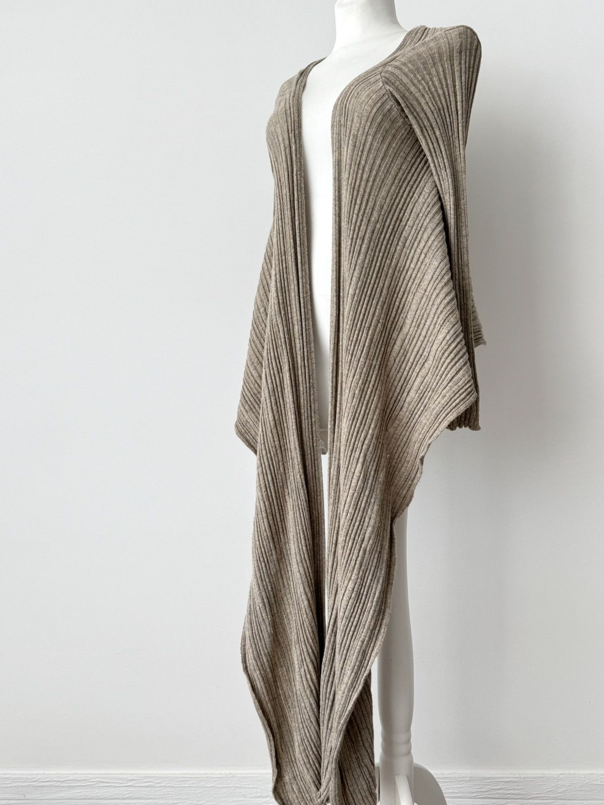 Japanese Brand × Y's × Yohji Yamamoto Vintage 00s Y’s by Yohji Yamamoto Women’s Knit Wrap Cardigan Size S / US 4 / IT 40 - 3 Thumbnail