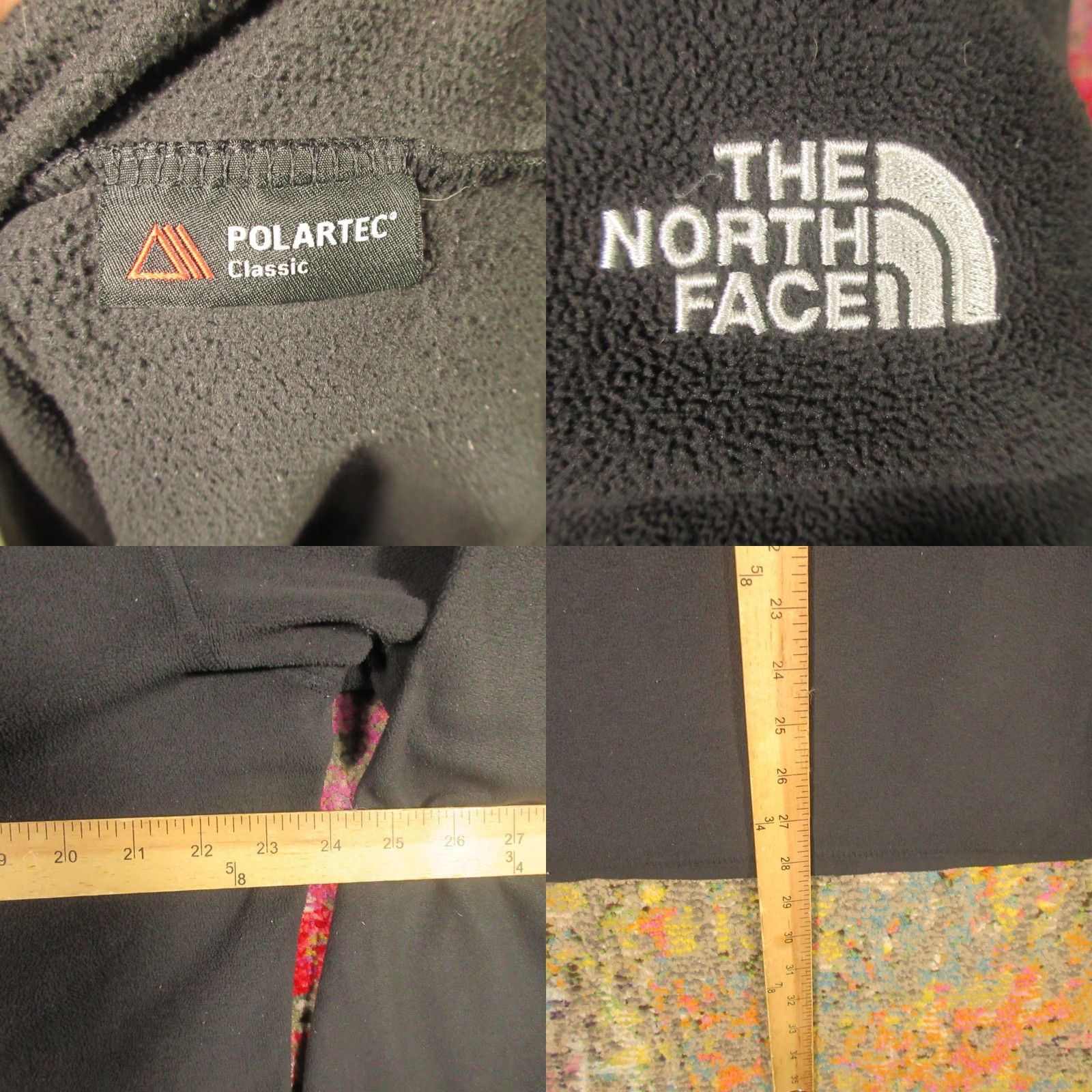 The North Face The North Face Fleece Jacket Mens L Black 1/4 Zip Pullover Lightweight Polartec Shirt Size US L / EU 52-54 / 3 - 8 Thumbnail
