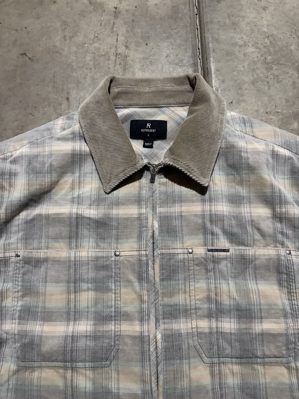 Represent Clo. Represent Cord Zip Flannel Shirt Size US S / EU 44-46 / 1 - 2 Thumbnail
