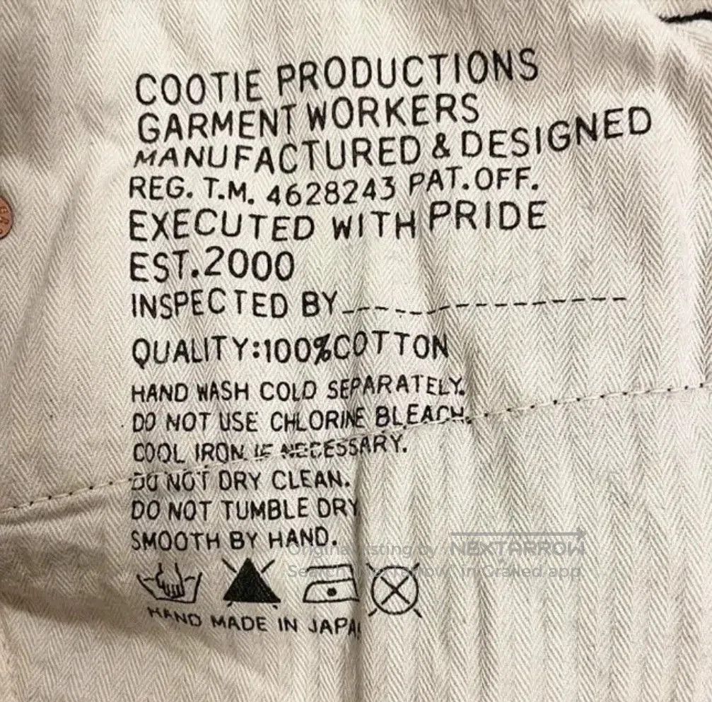 Vintage Cootie Black Denim Tenderloin Pants. Size US 28 / EU 44 - 5 Thumbnail