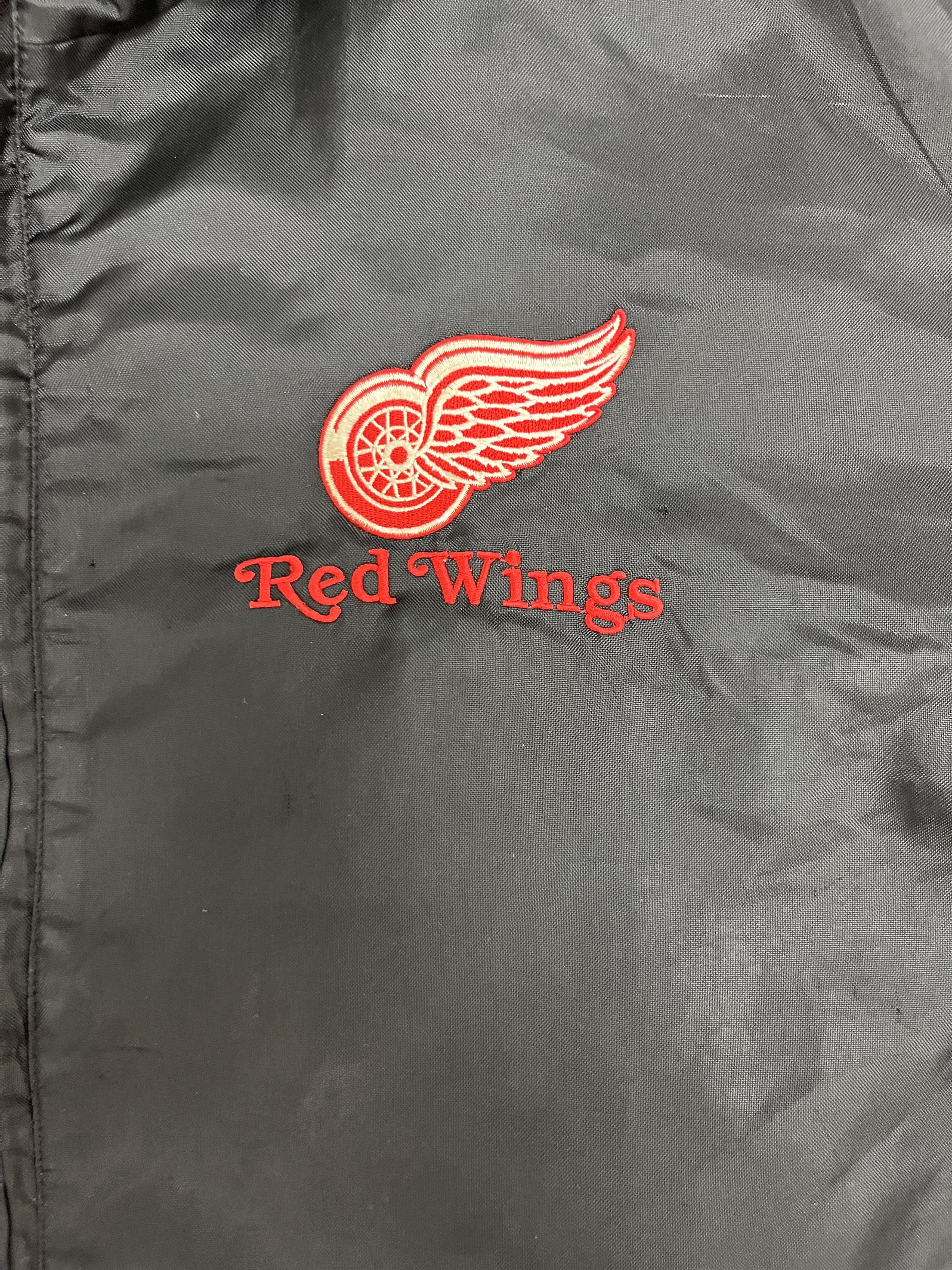 Vintage Detroit Red Wings Stitched Vintage Windbreaker Jacket Size US XL / EU 56 / 4 - 2 Thumbnail