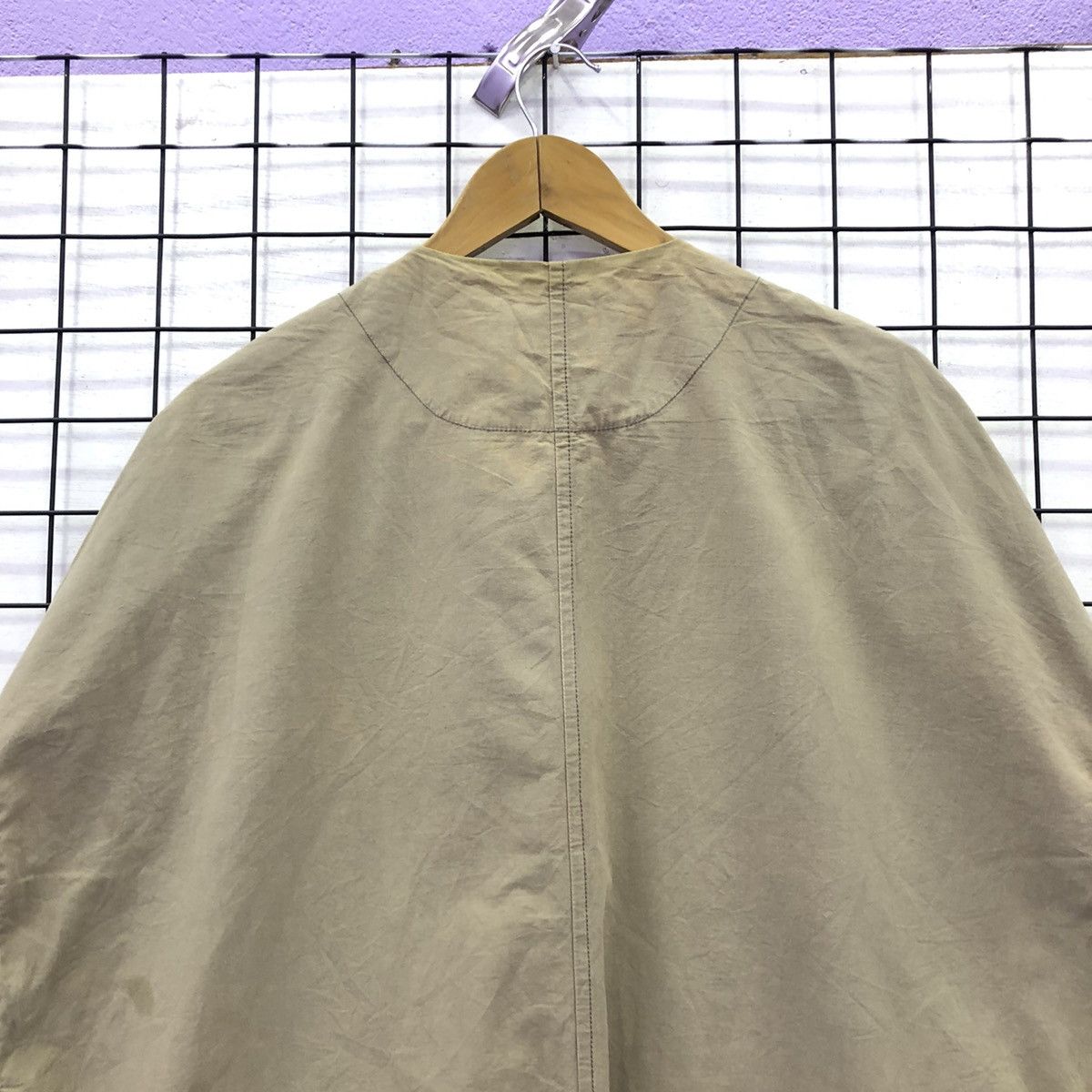Japanese Brand Pual Ce Cin Nippon Made Outerwear Non Collar Long Coat Size US L / EU 52-54 / 3 - 14 Thumbnail