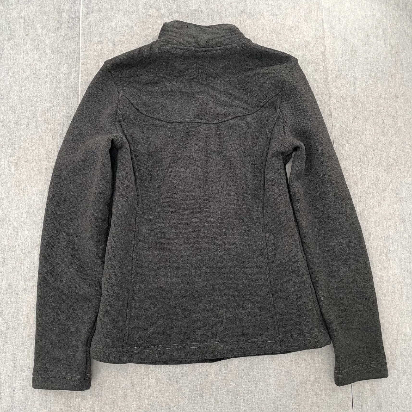 The North Face The North Face Jacket Womens Small Gray Full Zip Fleece Mock Neck Logo Ladies S Size S / US 4 / IT 40 - 2 Thumbnail