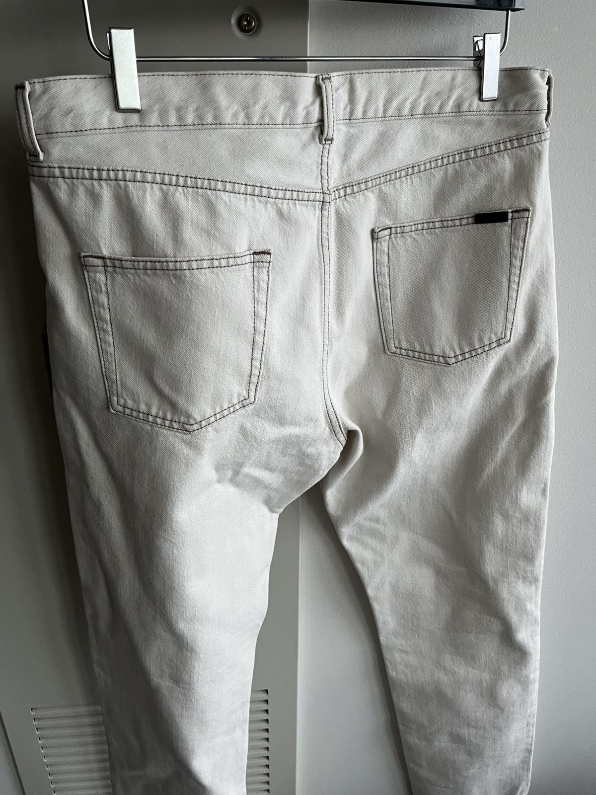 Hedi Slimane × Saint Laurent Paris × Yves Saint Laurent Super Runway Saint Laurent D31 Denim Jeans Brand New Size US 33 - 16 Thumbnail