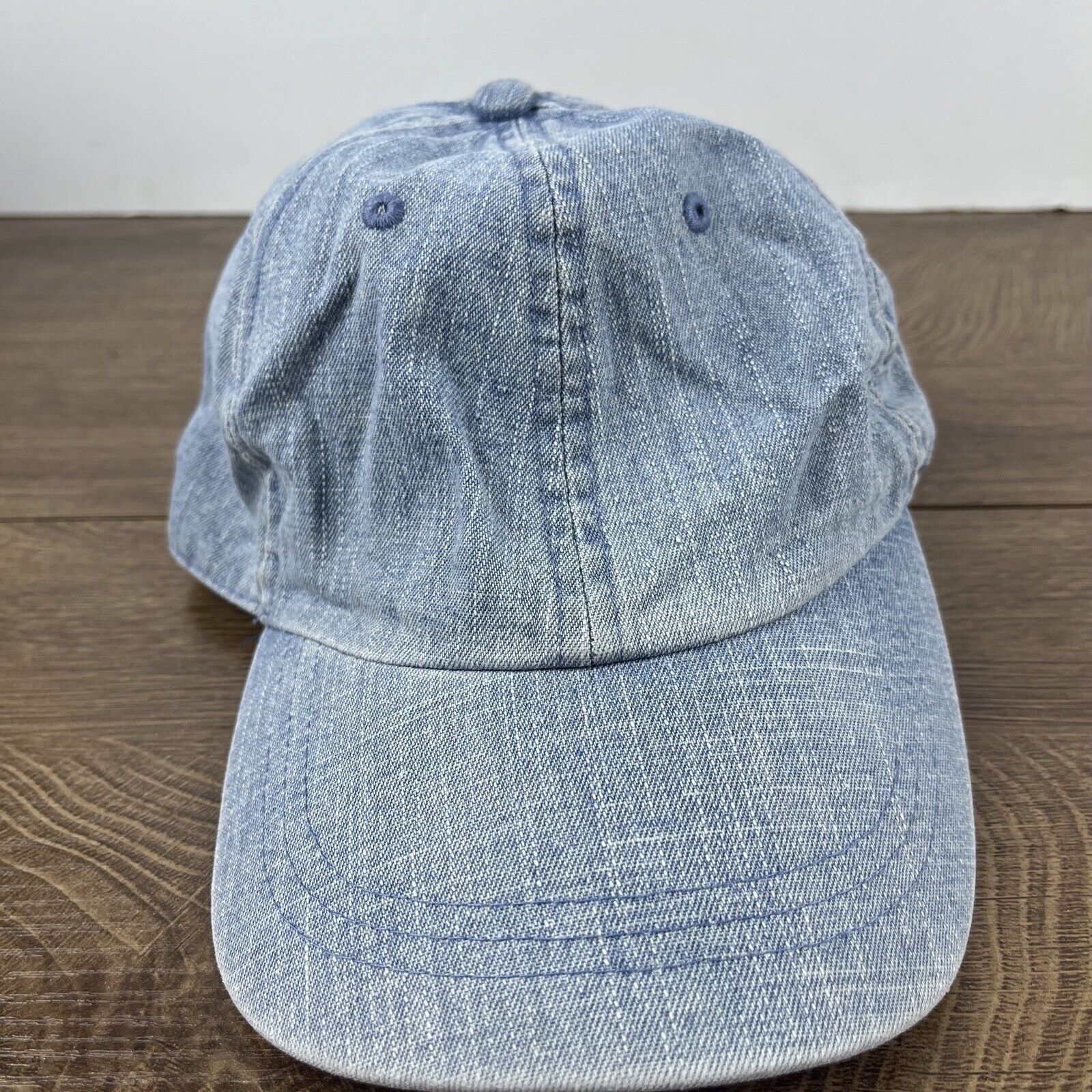 Other Light Blue Jean Hat Blue Cap Adjustable Blue Adult Size Hat Size ONE SIZE - 4 Thumbnail