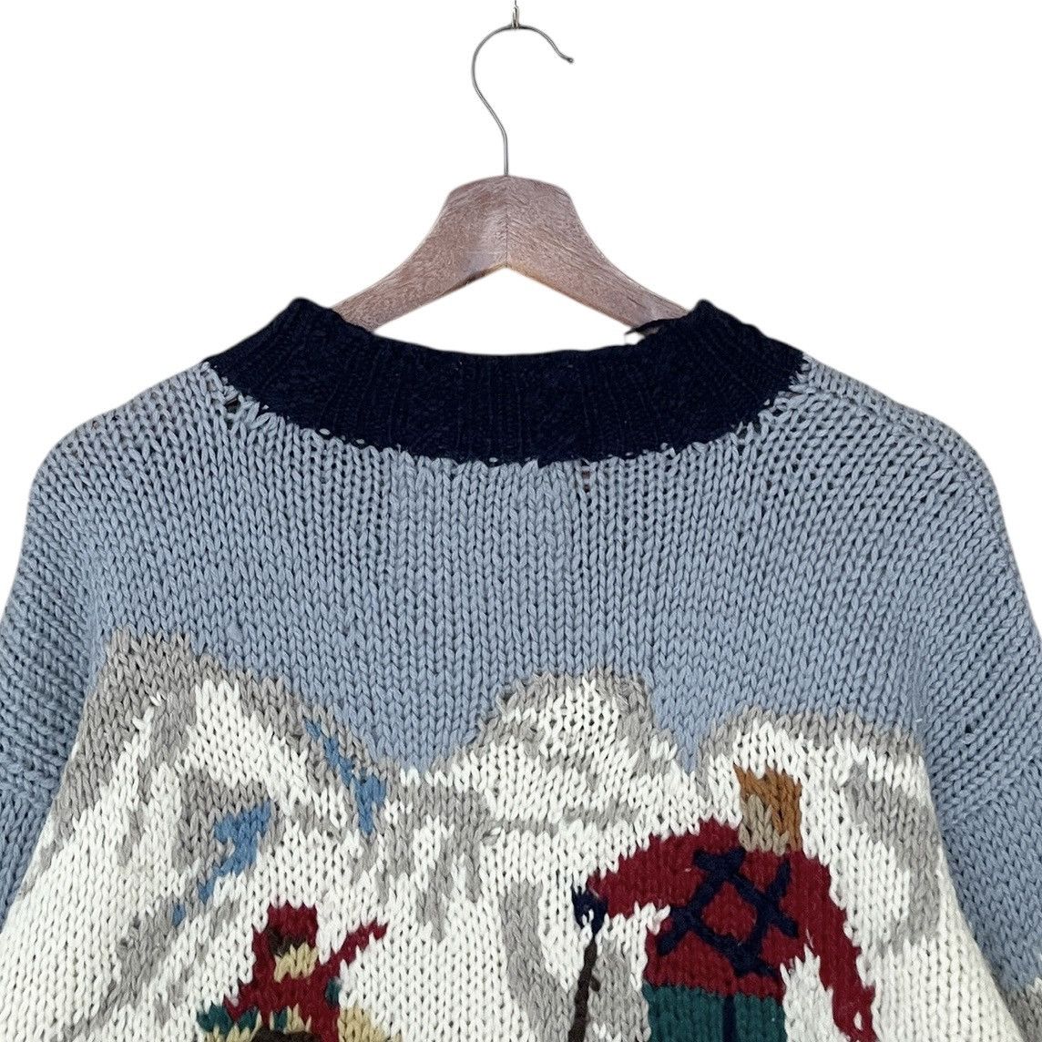 Handmade × Vintage Vintage Brand Afec’s Hand Made Knitwear Wool 1980s Size US M / EU 48-50 / 2 - 8 Thumbnail