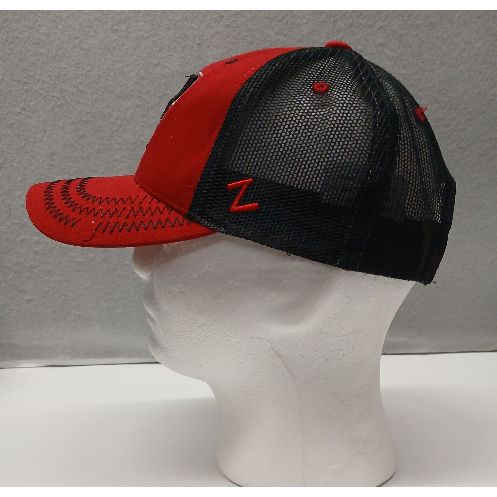 Zephyr Zephyr (OSFM) Texas Tech University Snapback Half Mesh Cap Size ONE SIZE - 5 Thumbnail