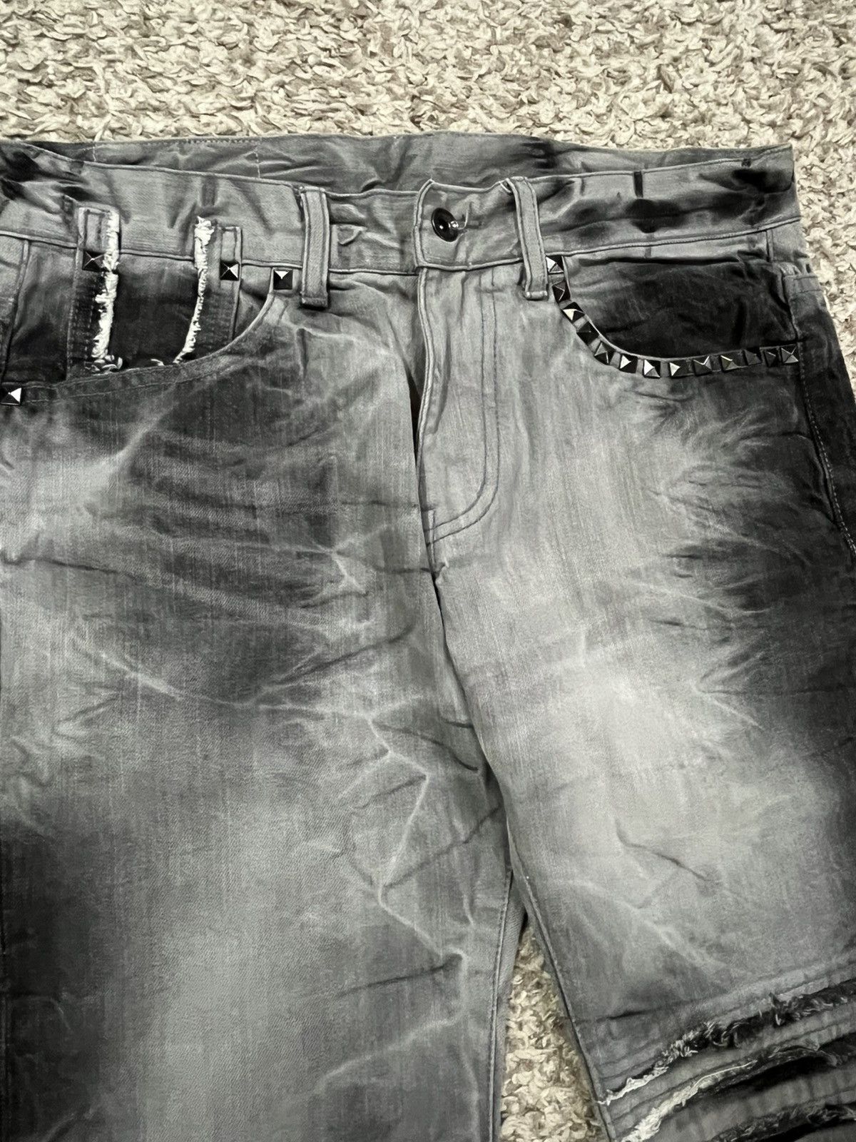 semanticdesign DYE BLEACH SEMANTIC CLAWMARKS JEANS Size US 31 - 4 Thumbnail