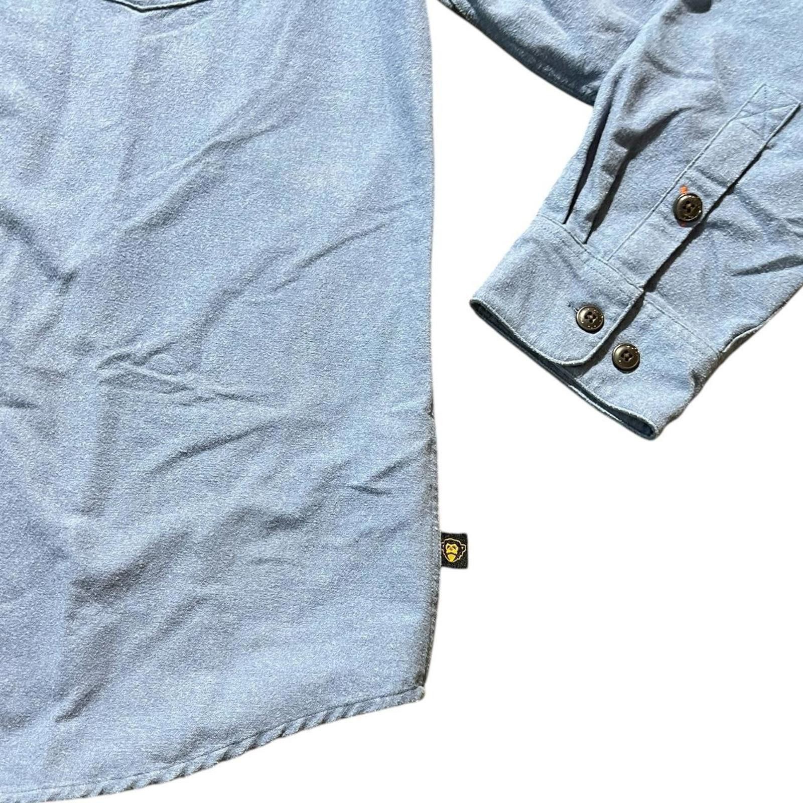 Howler Brothers Howler Bros H Bar B Tech Blue Longsleeve Shirt Size US L / EU 52-54 / 3 - 3 Thumbnail