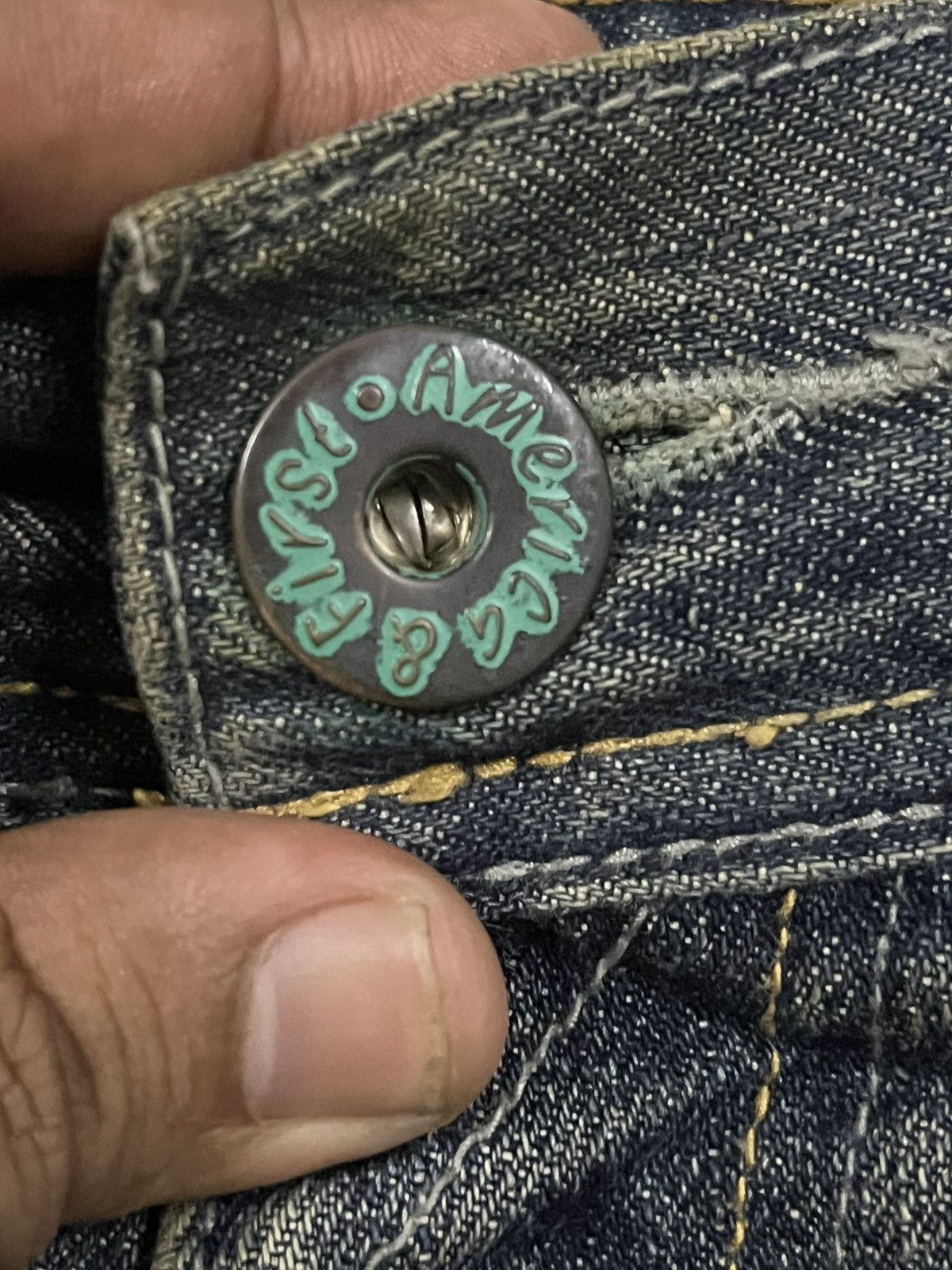 If Six Was Nine Vintage America First Baggy Denim Size US 33 - 9 Thumbnail