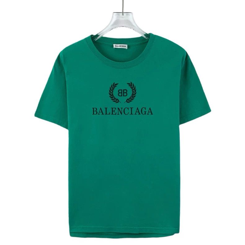Balenciaga Balenciaga Green logo monogrammed wheat-ear printed cotton Size US L / EU 52-54 / 3 - 1 Thumbnail