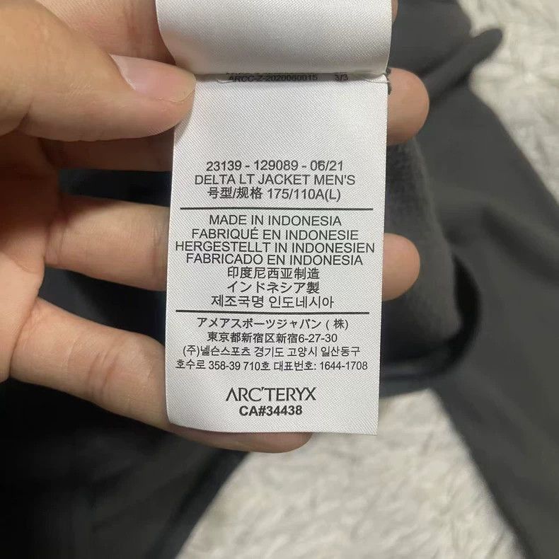 Arc'teryx Arcteryx Delta LT Jacket in Gray Size L Size US L / EU 52-54 / 3 - 6 Thumbnail