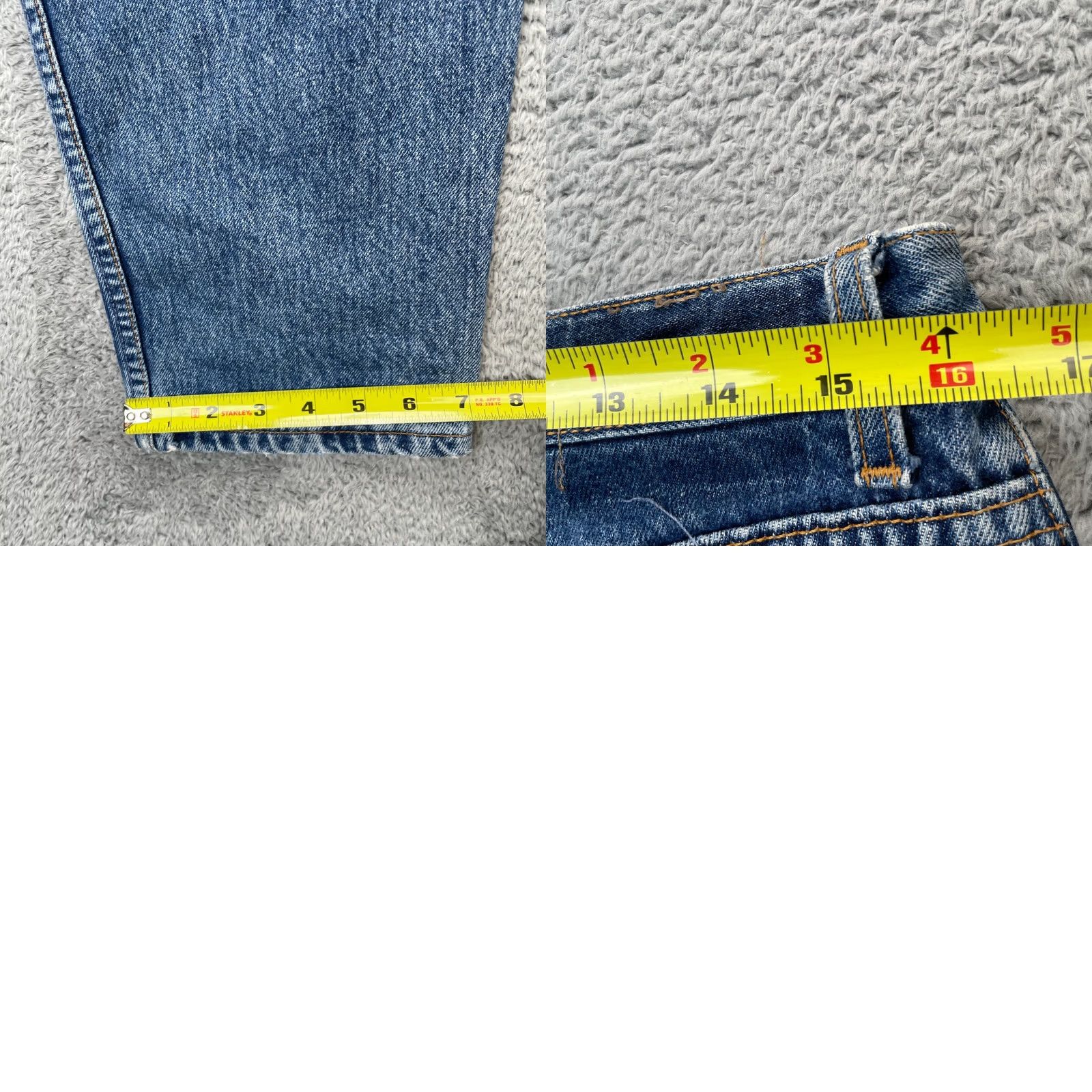 Gap VINTAGE Gap Jeans Womens 14 Blue Ankle Tapered Leg Denim Cotton Classic Medium Wash Size 24" / US 00 / IT 34 - 8 Thumbnail