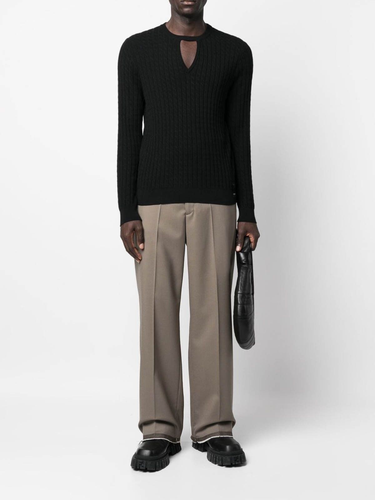 Fendi o1y0125 Sweater in Black Size US M / EU 48-50 / 2 - 4 Thumbnail