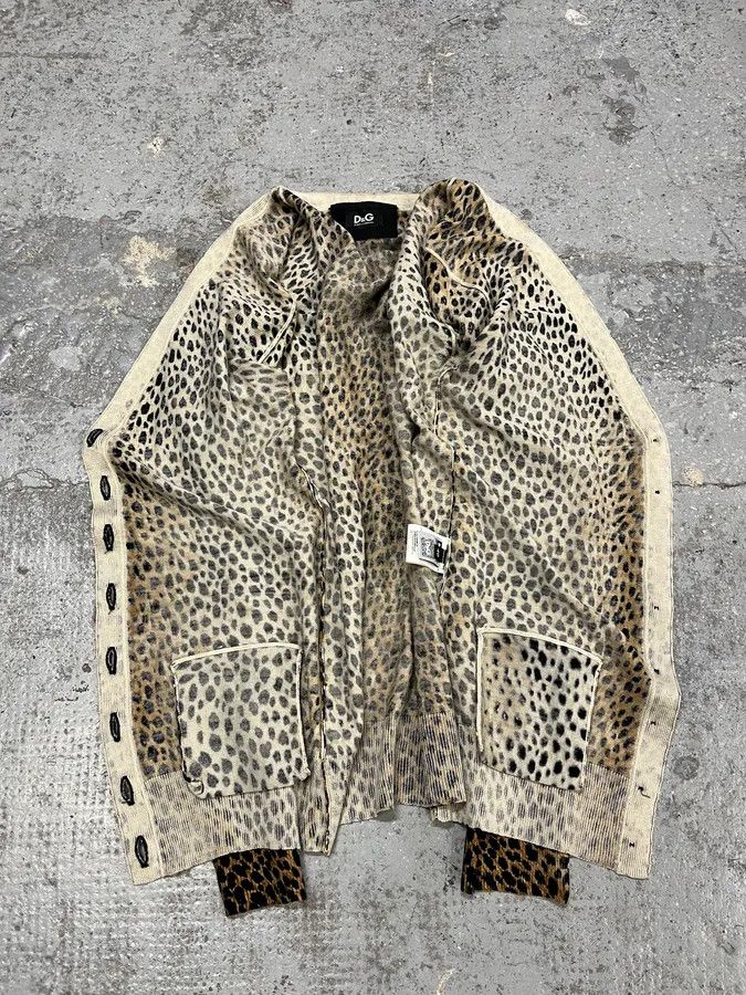 Dolce & Gabbana SS1996 Dolce & Gabbana Leopard Cardigan Size S / US 4 / IT 40 - 6 Thumbnail