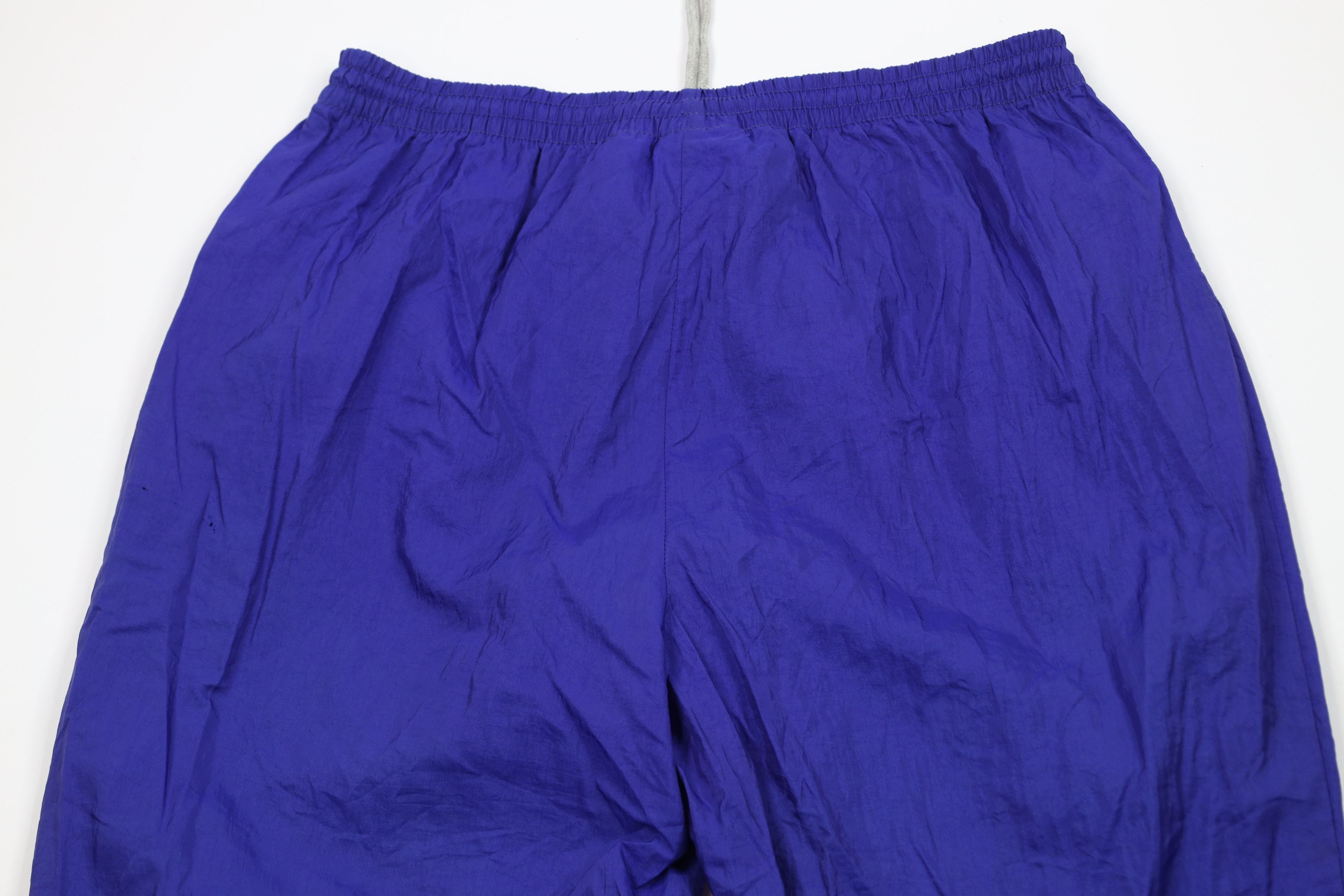 Reebok Vintage 90s Reebok Windbreaker Joggers Pants Blue Nylon Size US 38 / EU 54 - 9 Thumbnail