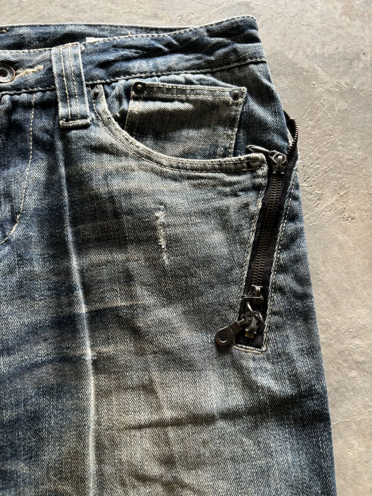 If Six Was Nine Flare Semantic design rusty japanese jeans punk grunge style Size US 34 / EU 50 - 11 Thumbnail