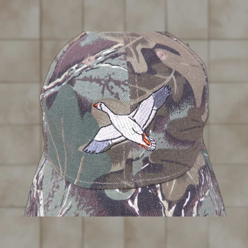 Vintage VTG Camo Snow Goose HaT TruckER Cap Hat Baseball Size ONE SIZE - 1 Thumbnail