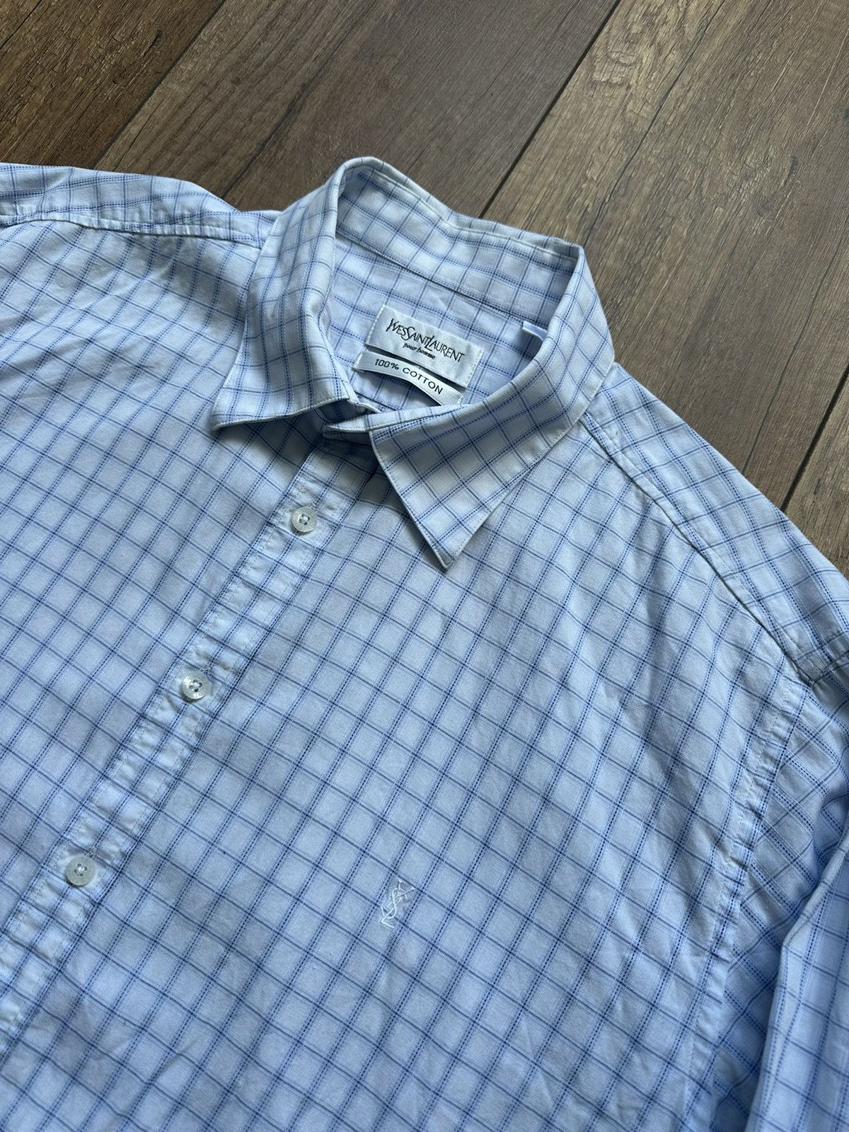 Vintage × Yves Saint Laurent Shirts Yves Saint Laurent size XL Size US XL / EU 56 / 4 - 2 Thumbnail