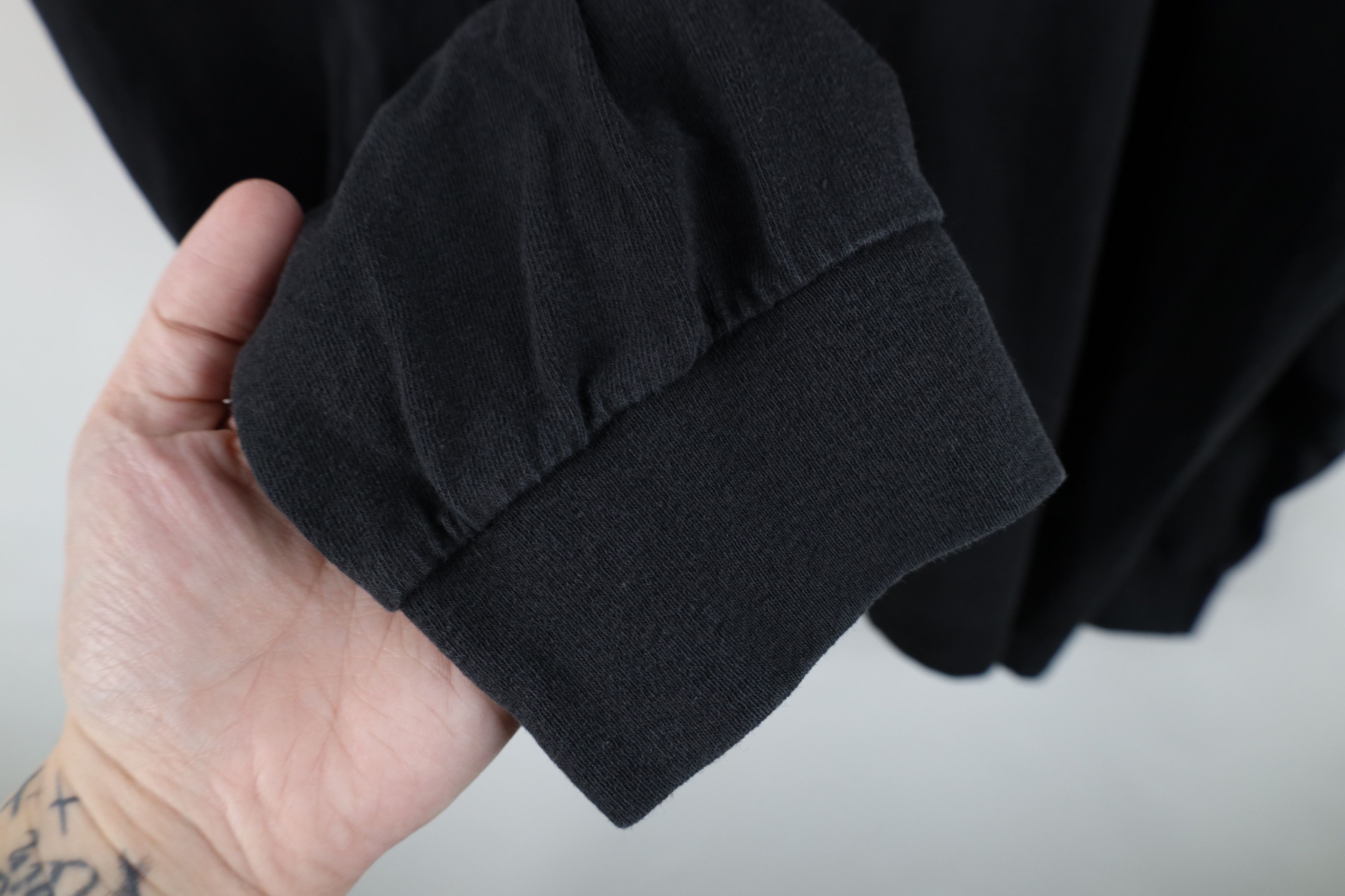 Vintage Vintage 90s Y2K Streetwear Long Sleeve T-Shirt Black Cotton Size US XXL / EU 58 / 5 - 7 Thumbnail
