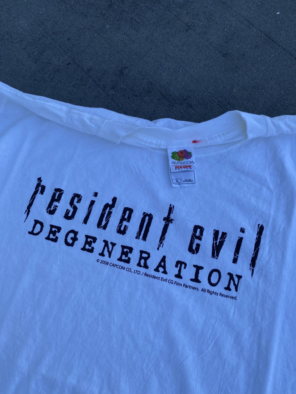 Fruit Of The Loom Vintage Resident Evil Degeneration © 2008 CAPCOM Size US L / EU 52-54 / 3 - 4 Thumbnail
