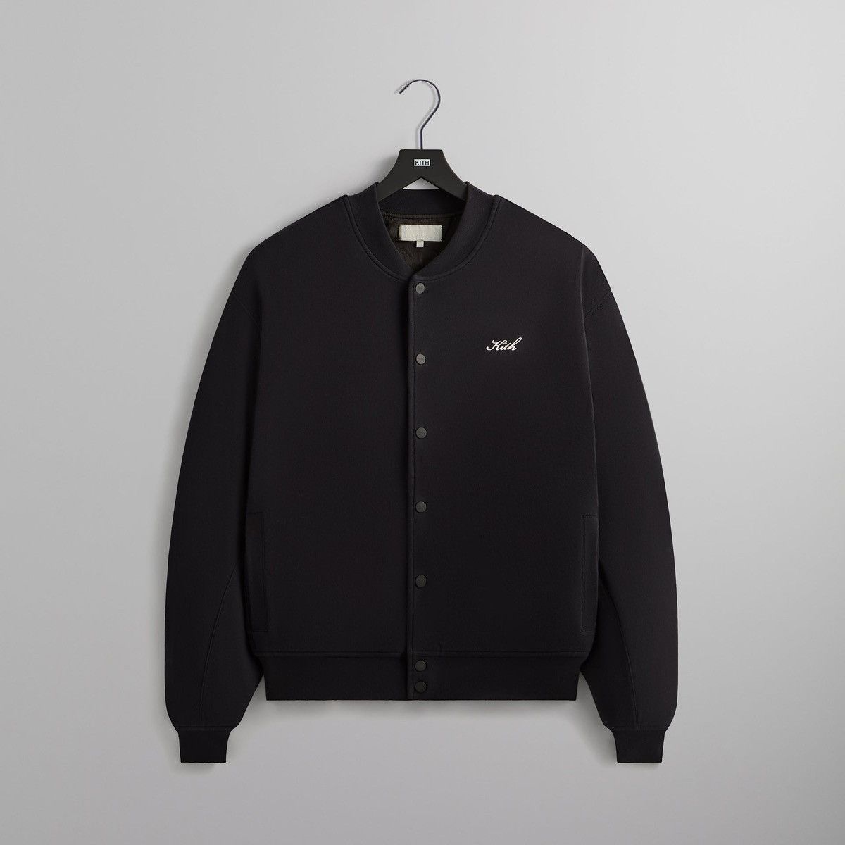 Kith KITH x Invisible Friends XL - Wool Bomber Jacket, Black