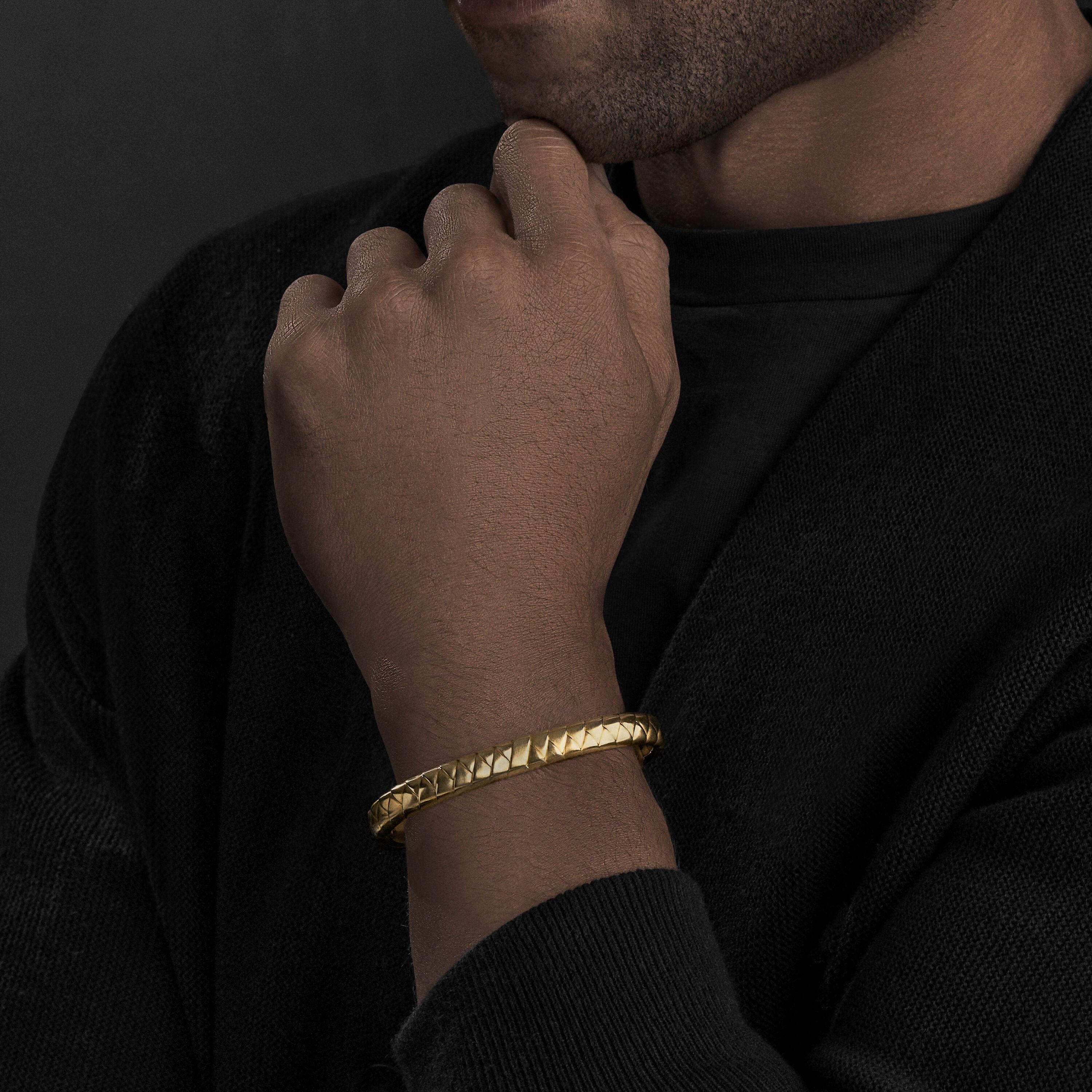 David Yurman o1w1db10526 B25853M /Size: L/Wrap Cuff Bracelet in Golden Size ONE SIZE - 3 Thumbnail