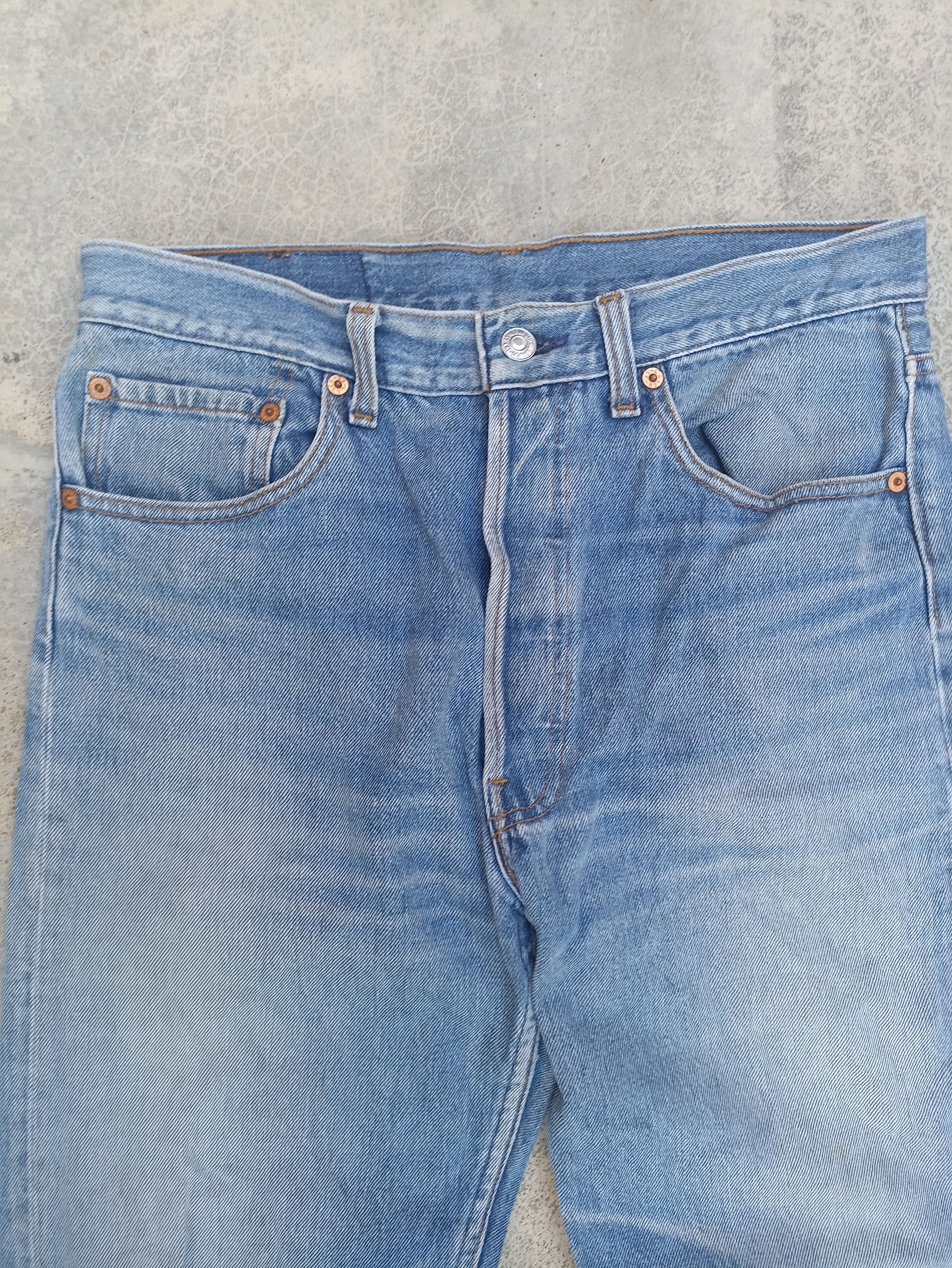 Levi's 🔥 Vtg 90s Vintage Levis 501 jeans Usa faded distressed Size US 30 / EU 46 - 3 Thumbnail
