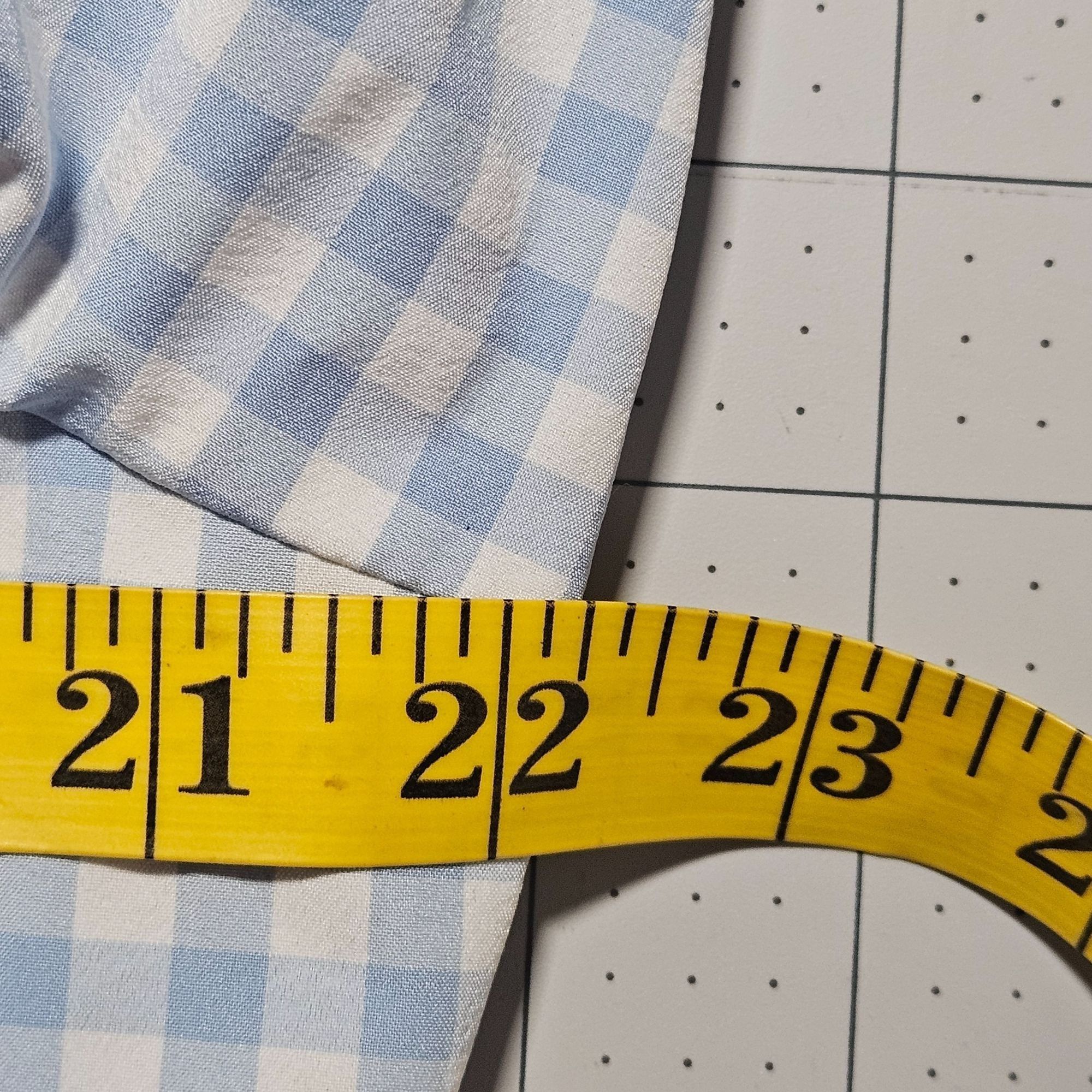 Mizzen+Main Mizzen+Main Men Shirt Blue Gingham L Trim Fit Preppy Office Size US L / EU 52-54 / 3 - 9 Thumbnail