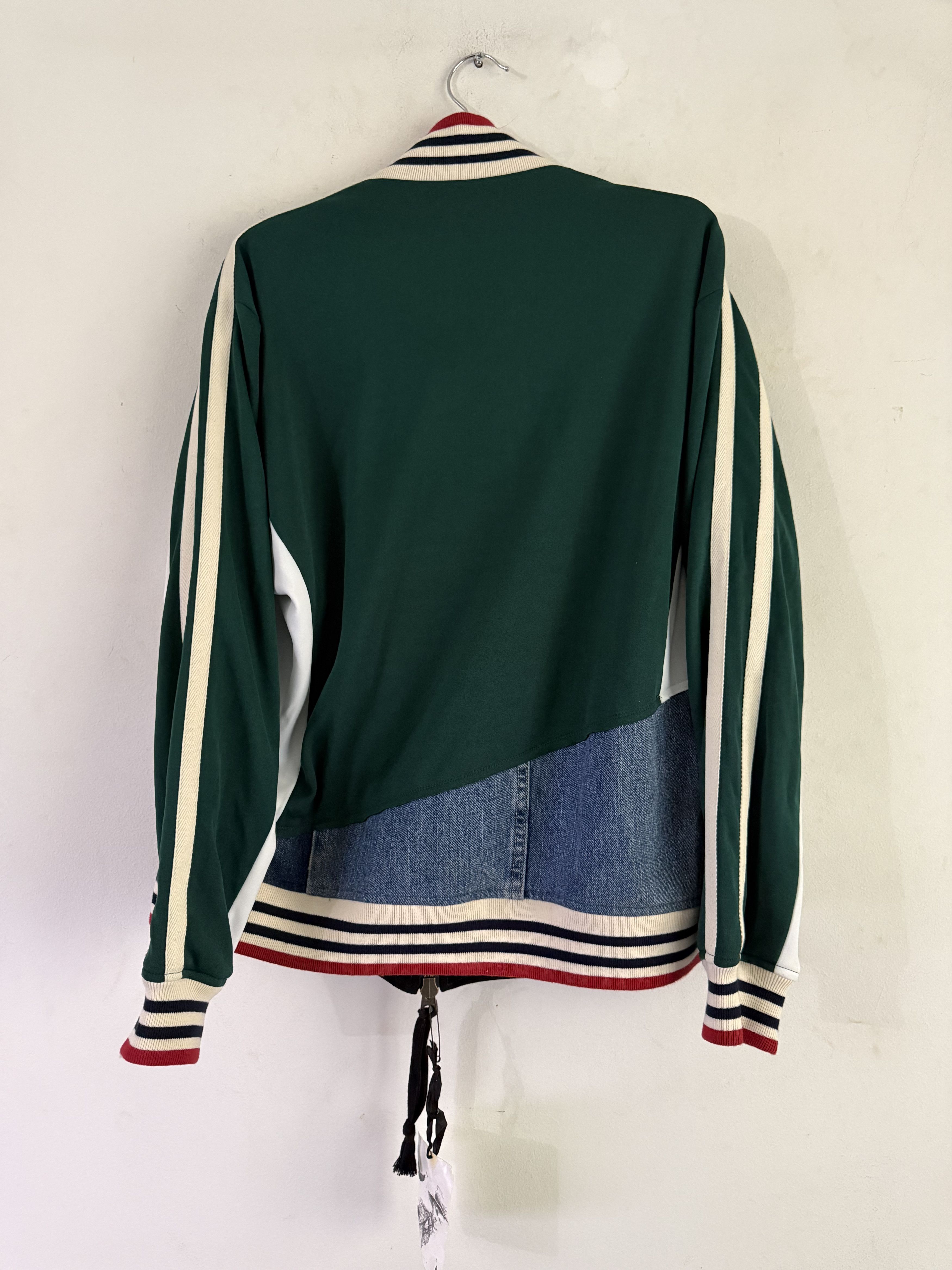 Greg Lauren Ibrid Denim/Fabric Track Jacket Size US XL / EU 56 / 4 - 3 Thumbnail