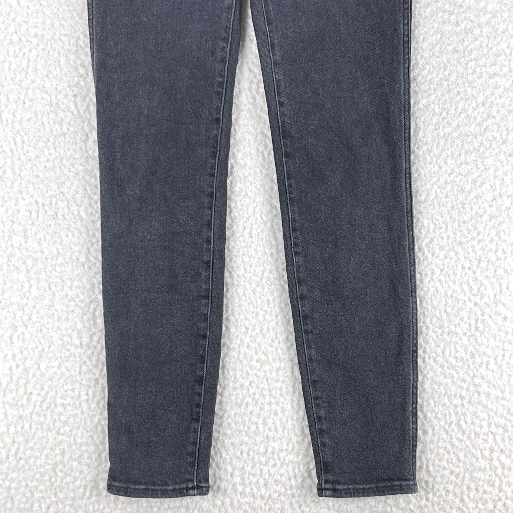Madewell Madewell Skinny Jeans Womens Size 27 Black Denim 10" High-Rise Casual Size 27" / US 4 / IT 40 - 3 Thumbnail