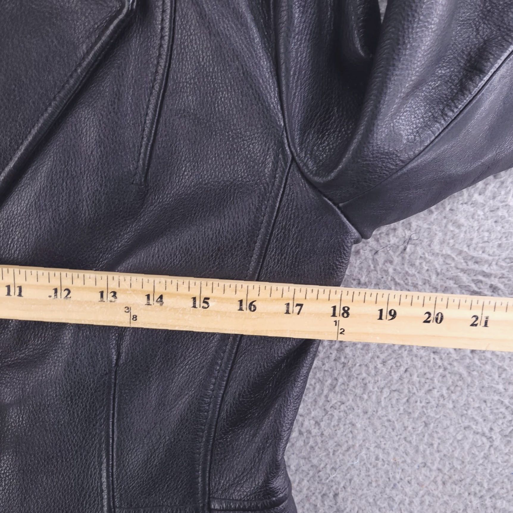 Vintage VINTAGE Wilsons Leather jacket Womens Small Black Button Overcoat Real Genuine CLEAN!! Size S / US 4 / IT 40 - 5 Thumbnail