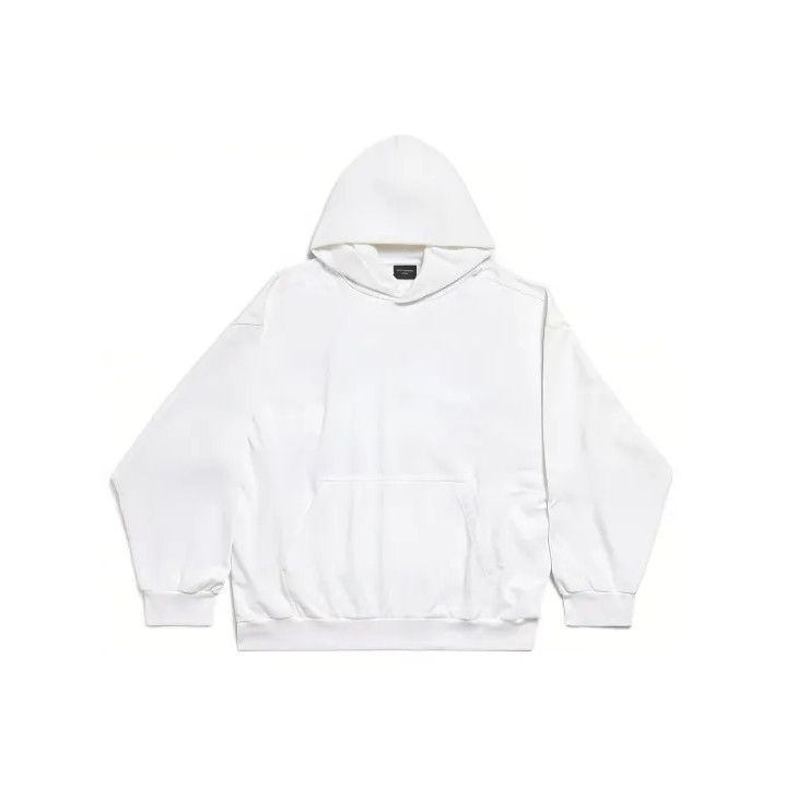 Balenciaga Balenciaga White Hooded Letter Print Sweatshirt Size US XS / EU 42 / 0 - 1 Thumbnail