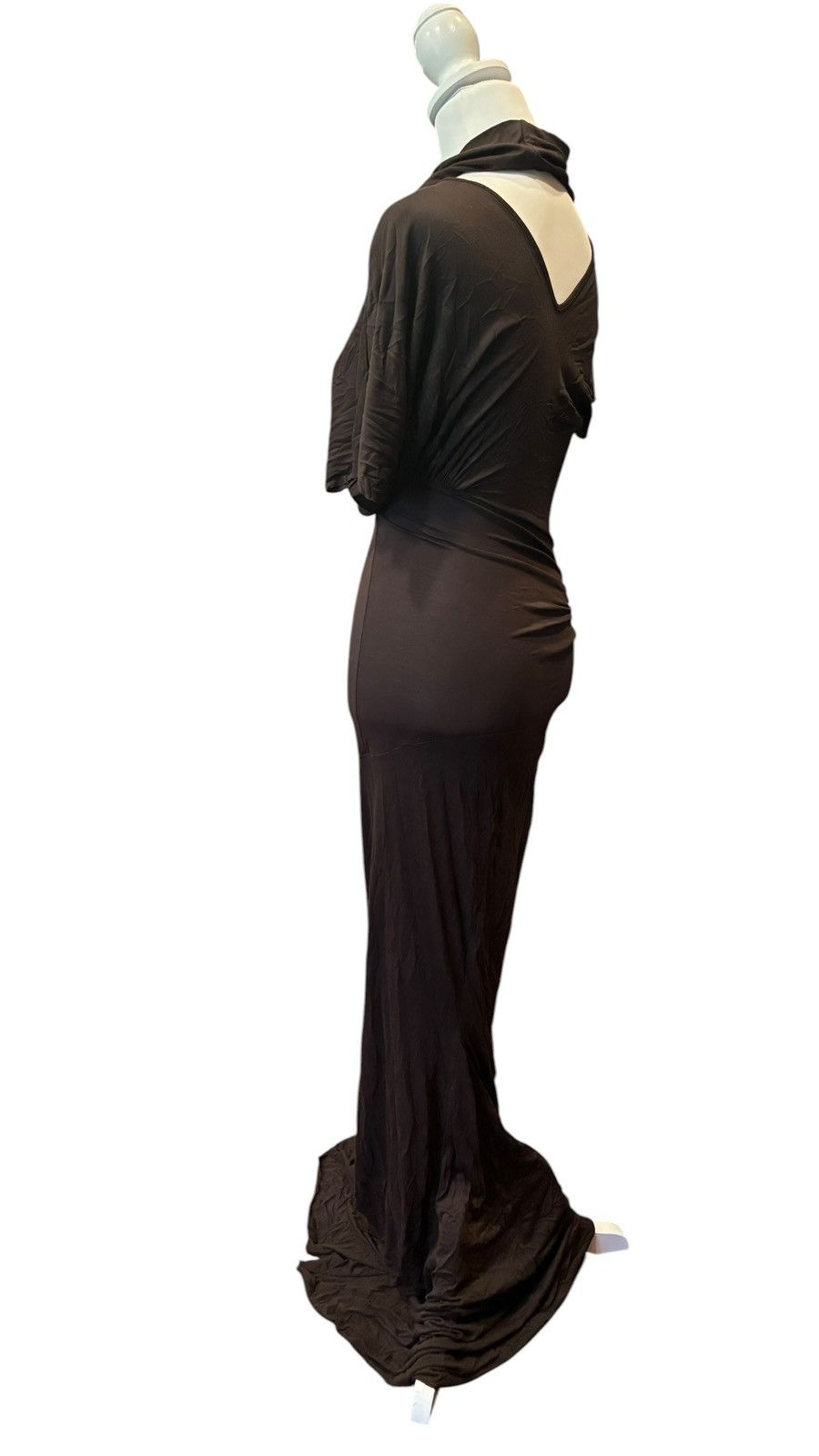 Rick Owens Lilies Rick Owens Lilies Lilith Gown in Raisin Size 2 Made in Italy Size S / US 4 / IT 40 - 7 Thumbnail
