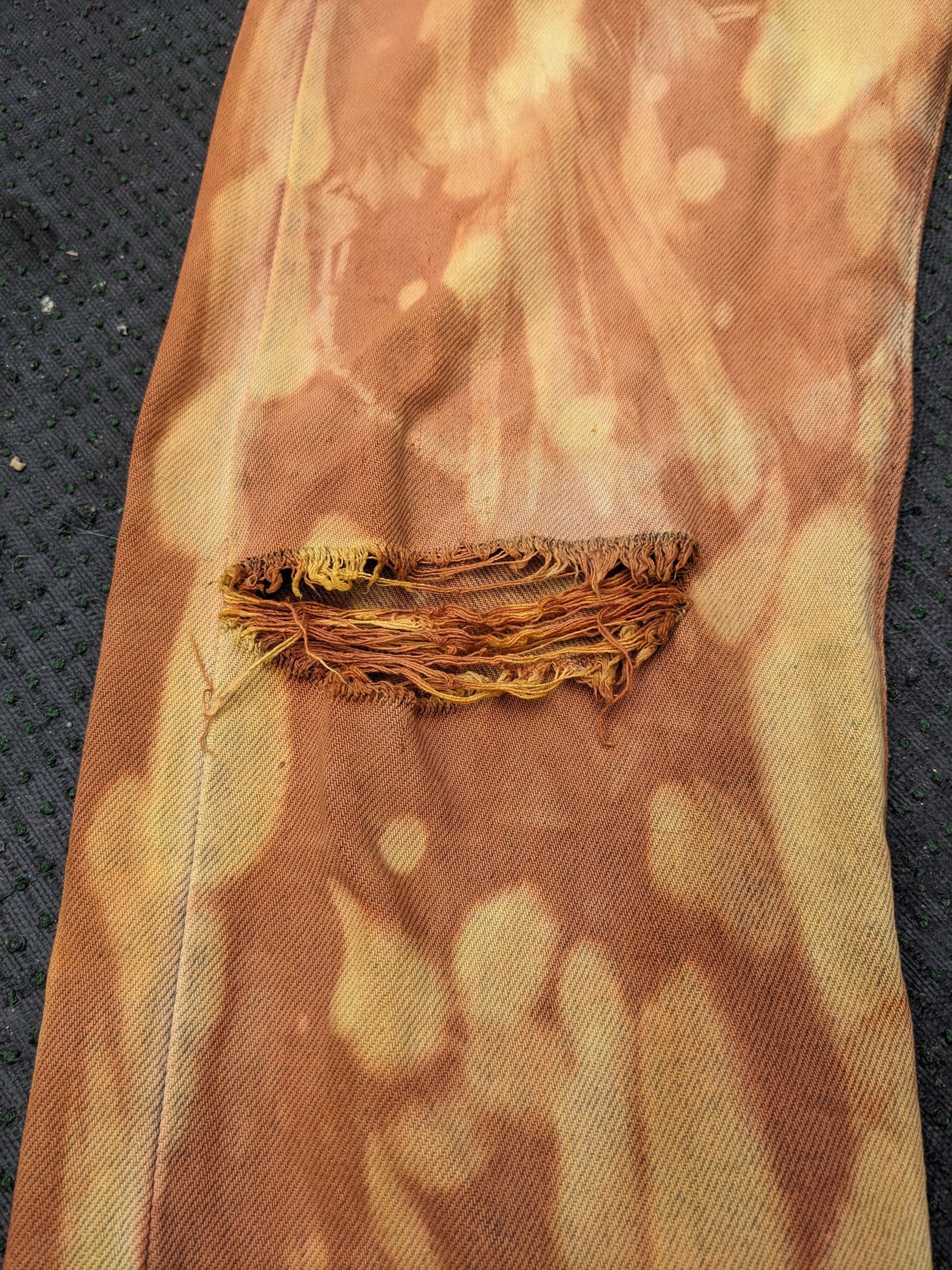 Japanese Brand × Levi's × Vintage Vintage 80 s Levis 505 Jeans Distressed Rust Dye Custom Made Size US 28 / EU 44 - 7 Thumbnail