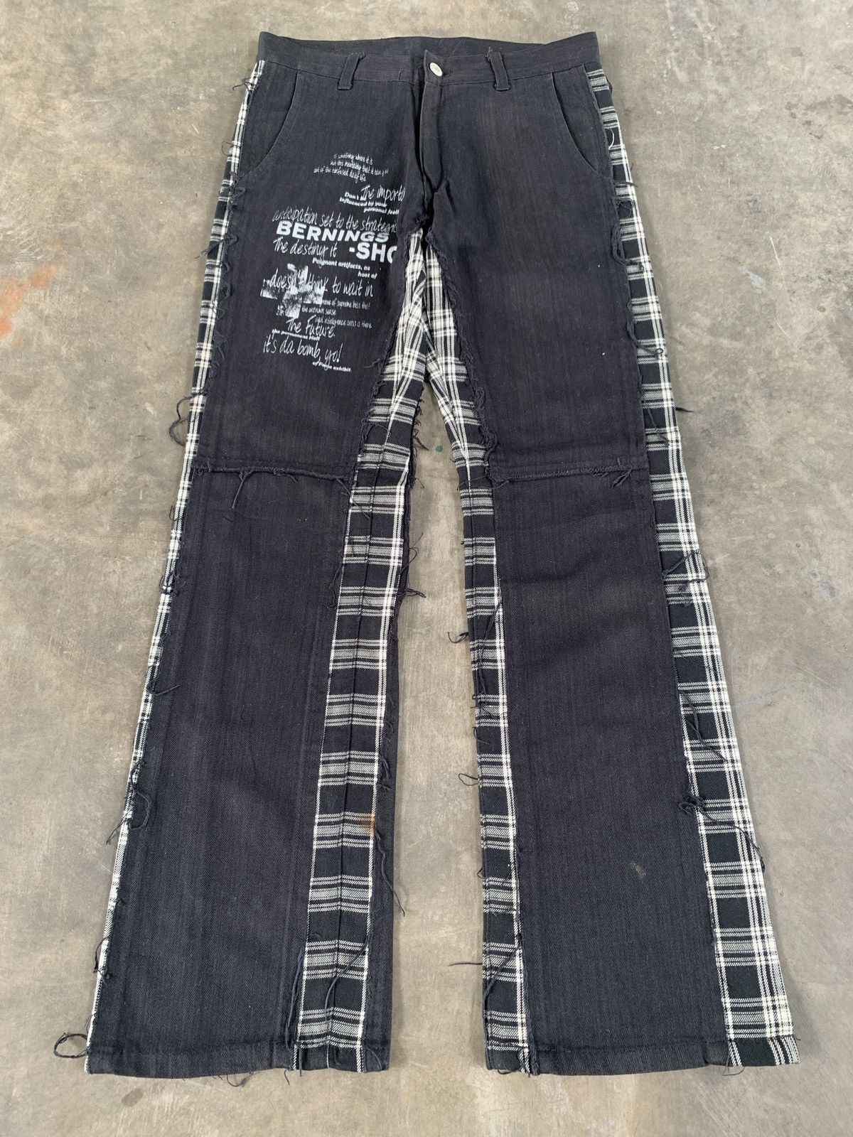 BERNINGS SHO 2000s y2k Berningsho Rebuild Pants ifsixwasnine lgbstyle Size US 27 - 3 Thumbnail