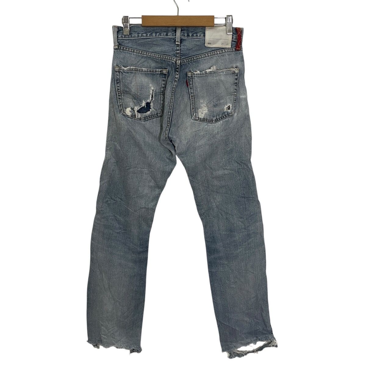 Levi's Vintage Levis 505 Distressed Denim Jeans Size US 28 / EU 44 - 7 Thumbnail