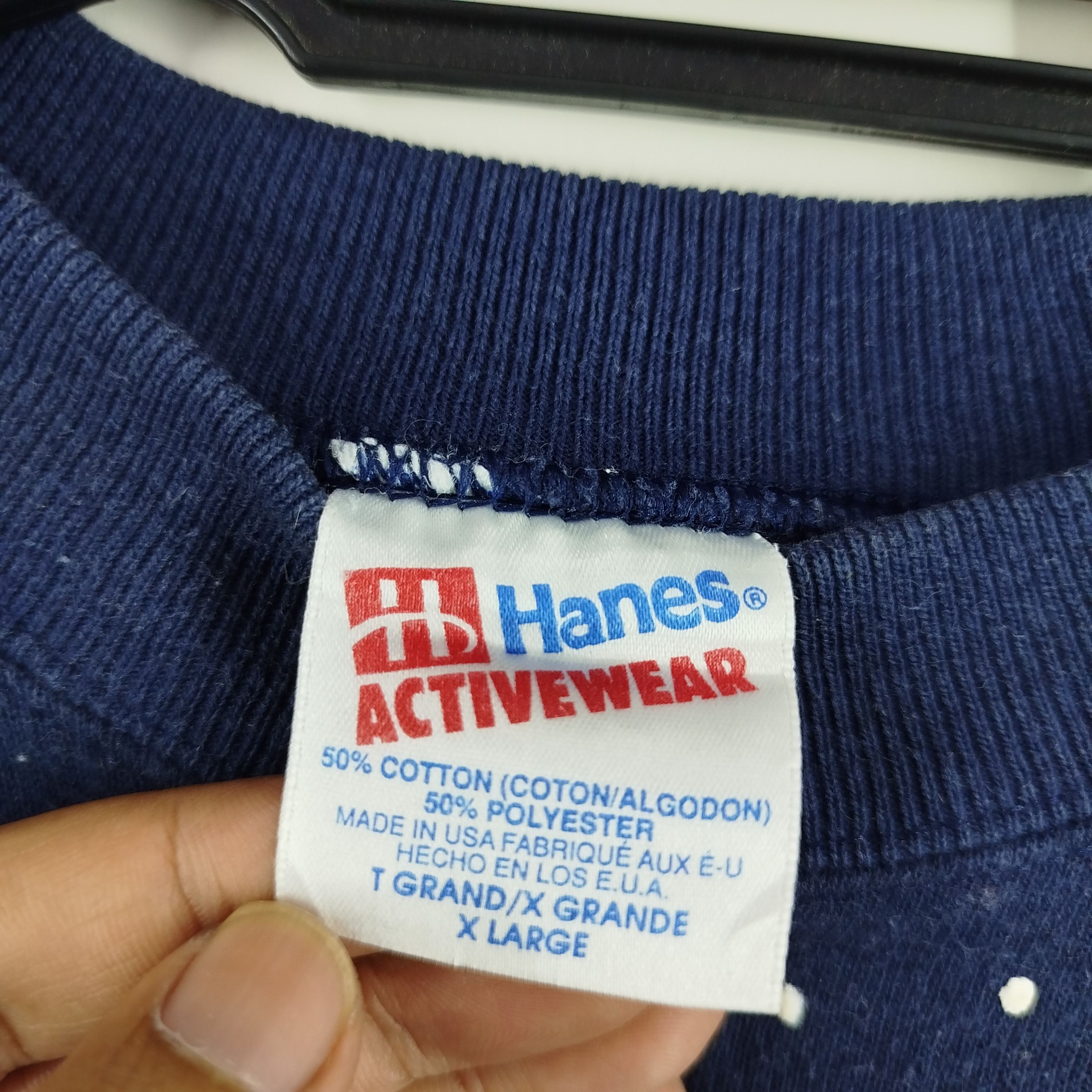 Hanes Vintage Art Hanes Made In USA Sun Faded Swaroski Size US XL / EU 56 / 4 - 5 Thumbnail