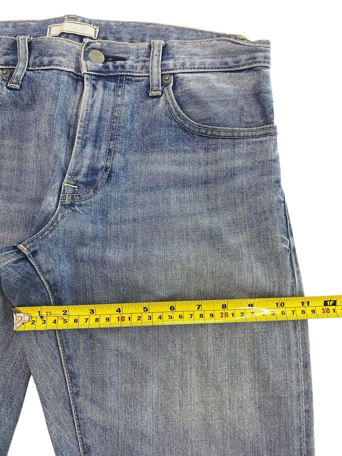 Uniqlo Uniqlo X Selvage Faded Wash Whiskered Style Slim Fit Jeans Size US 32 / EU 48 - 7 Thumbnail