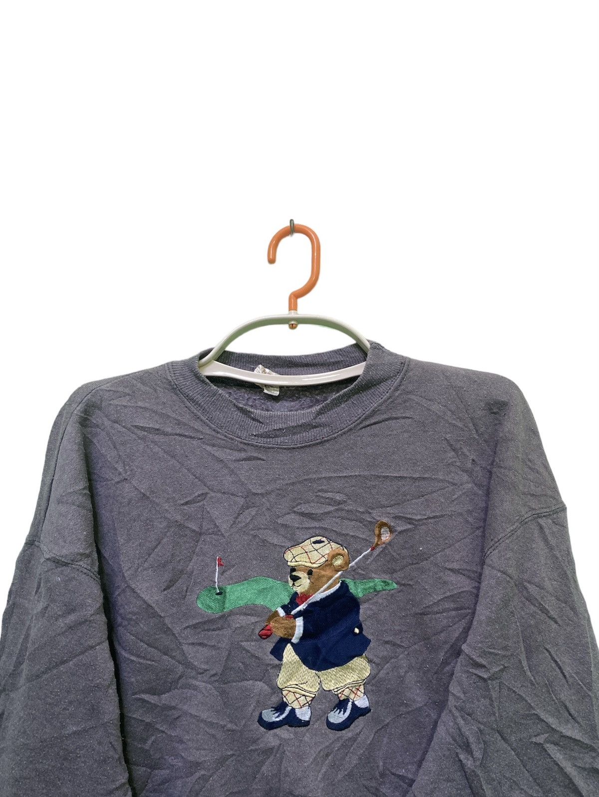 Polo Ralph Lauren × Vintage Vintage Sweatshirt Peanut Butter Jelly polo bear golf Size US XL / EU 56 / 4 - 3 Thumbnail