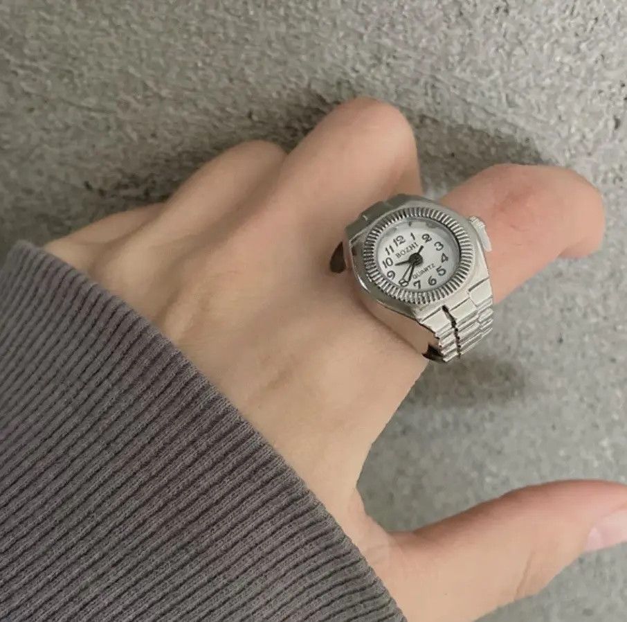Japanese Brand × Vintage Avant garde fashion watch ring retro punk hip hop Size ONE SIZE - 3 Thumbnail