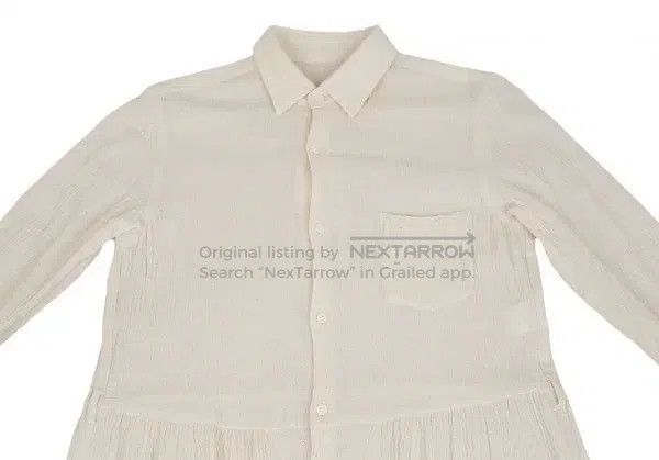 Comme des Garcons Comme Des Garcons size F Beige vintage long shirt dress Size S / US 4 / IT 40 - 4 Thumbnail