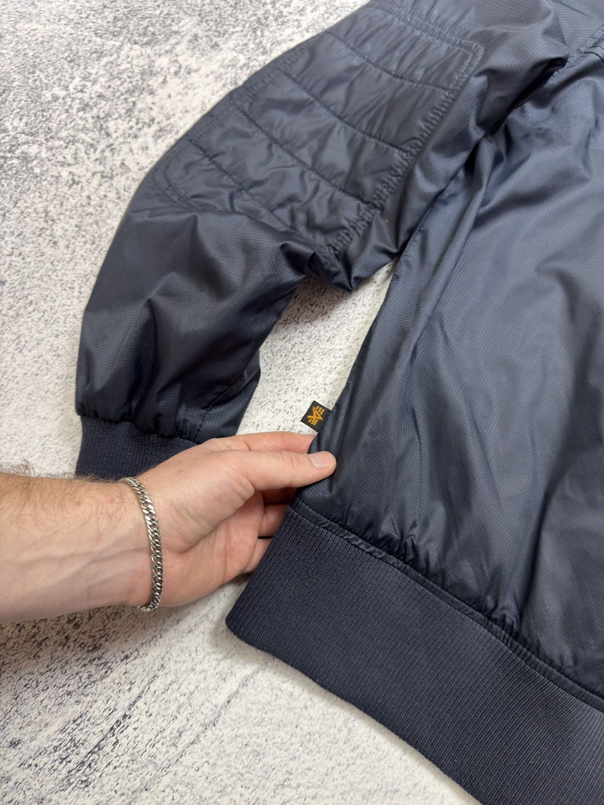 Alpha Industries Alpha Industries Ripstop Flight Jacket Navy Blue Bomber Size US XL / EU 56 / 4 - 15 Thumbnail