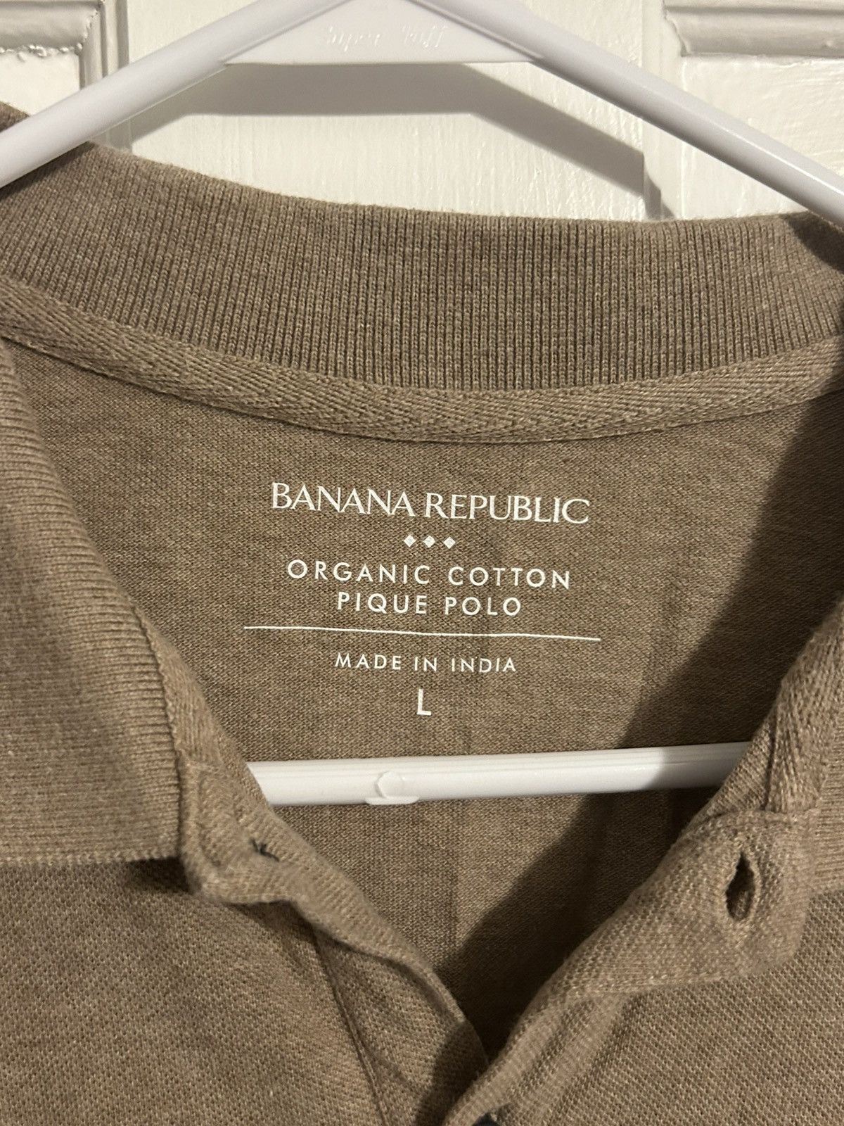 Banana Republic Light Brown Banana Republic Polo Size US L / EU 52-54 / 3 - 3 Thumbnail