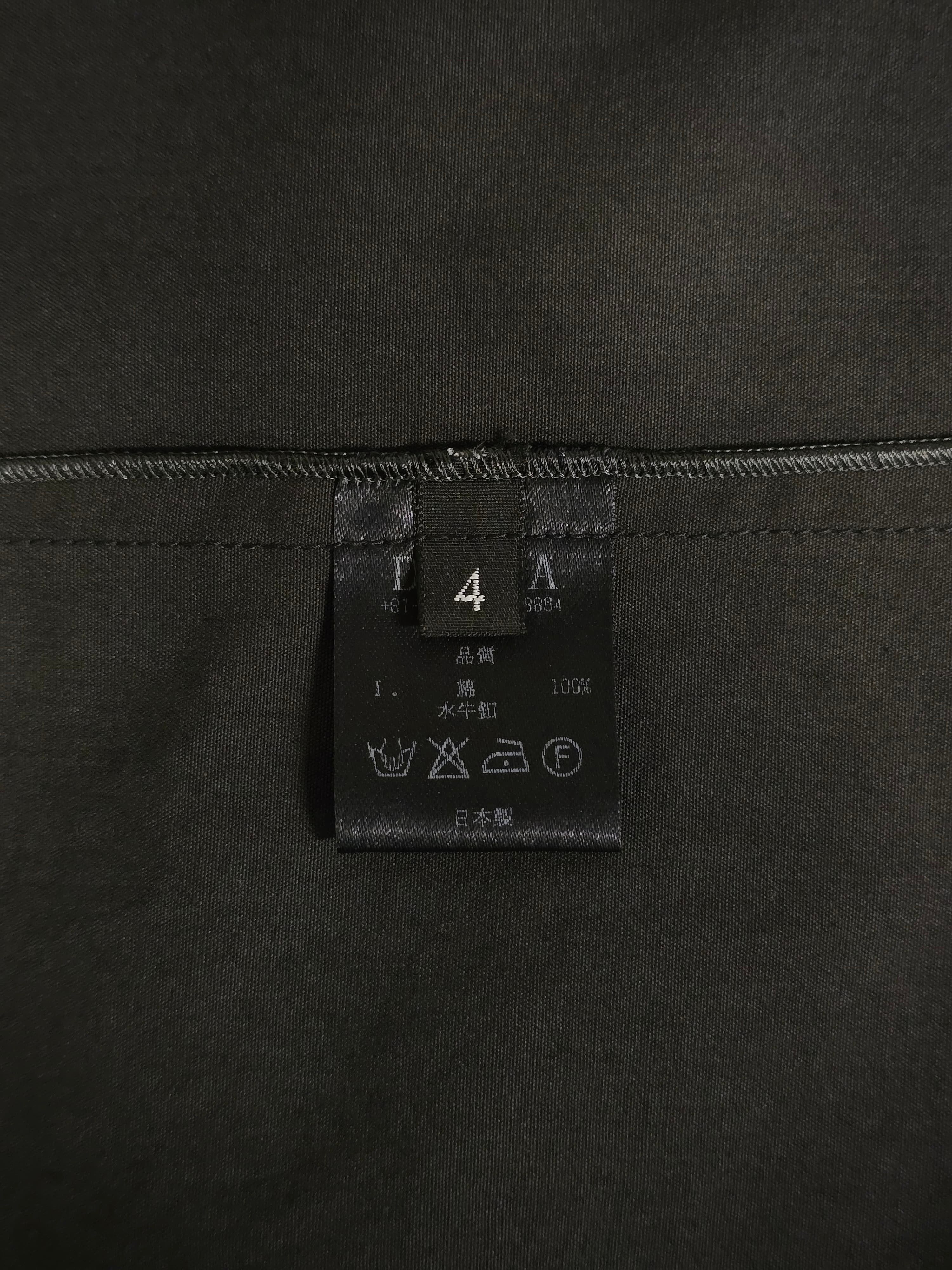 Devoa DEVOA Charcoal Grey Oxford Zip Shirt Size US L / EU 52-54 / 3 - 9 Thumbnail